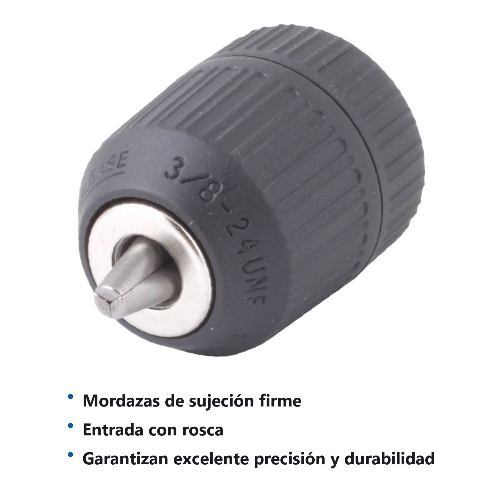 BROQUERO PLASTICO SIN LLAVE 1/2" MONTAJE ROSCA 1/2"-20 - Imagen 2