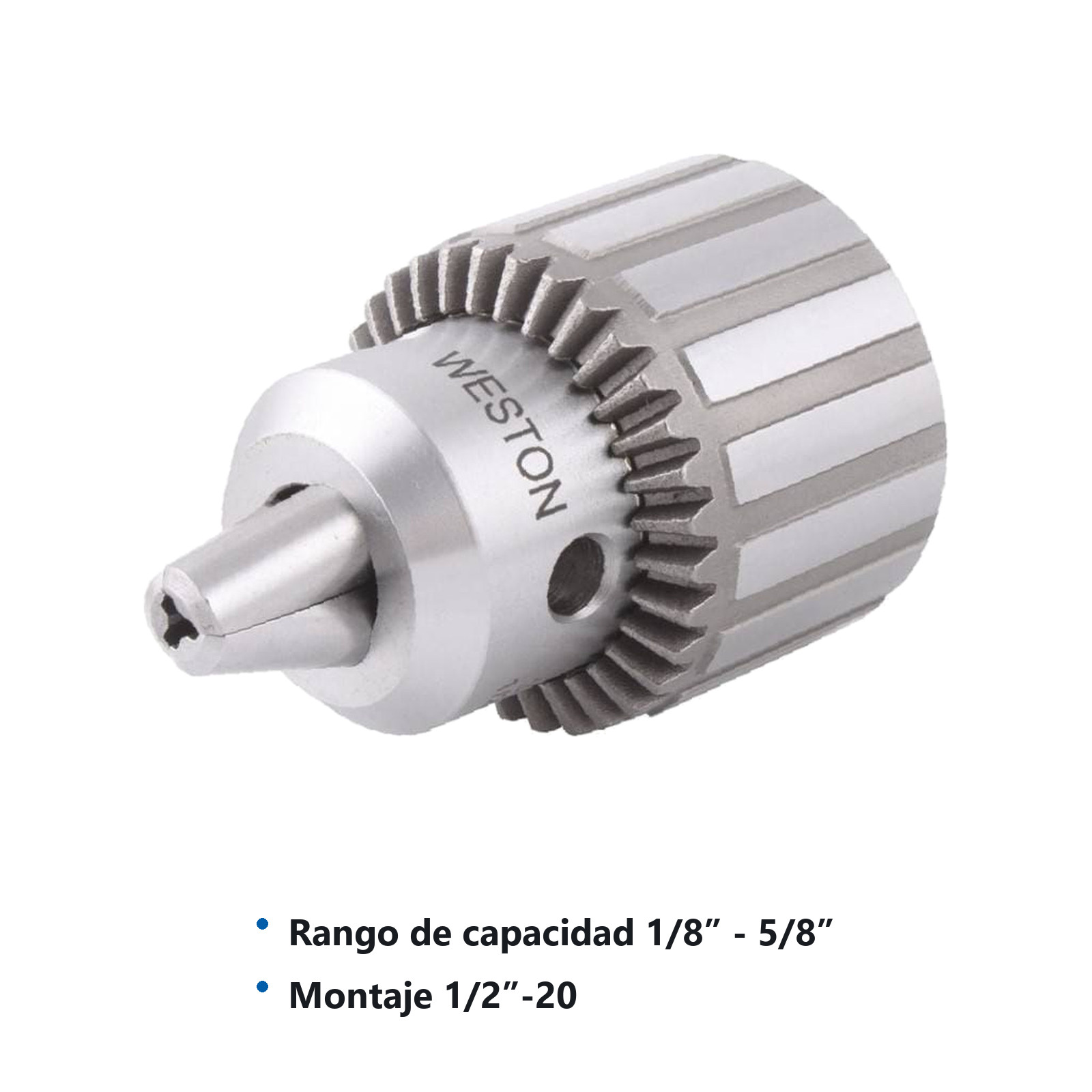BROQUERO CON LLAVE 5/8" MONTAJE ROSCA 1/2"-20 - Imagen 2