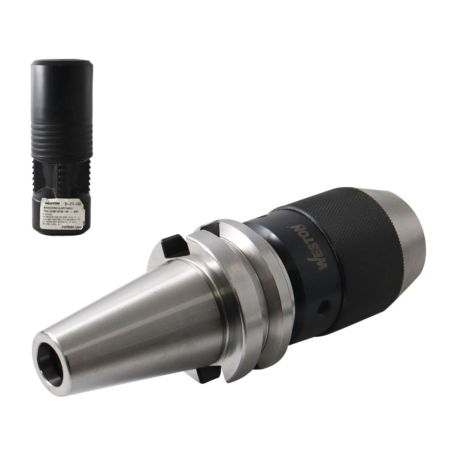 Broquero Ajustable con Cono BT40 1/32" - 1/2" Weston