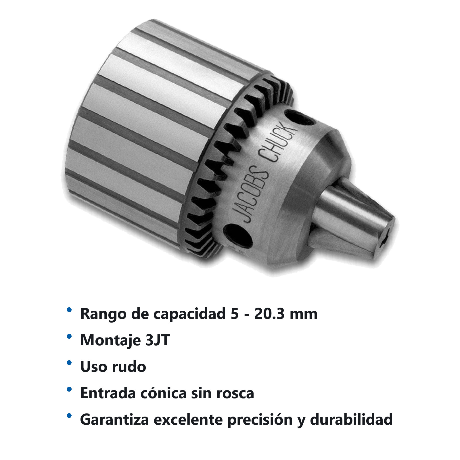 BROQ.JACOBS C/LLAVE 3/16-3/4" 36KD C/K4 - Imagen 2