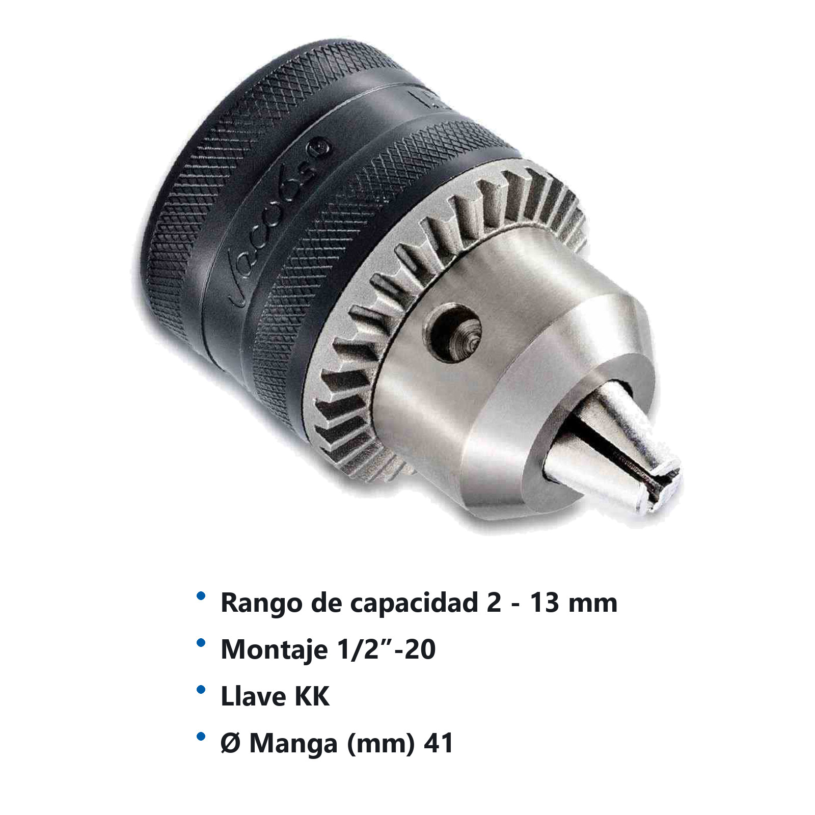BROQ.JACOBS 13MM MC 1/2KK - Imagen 2