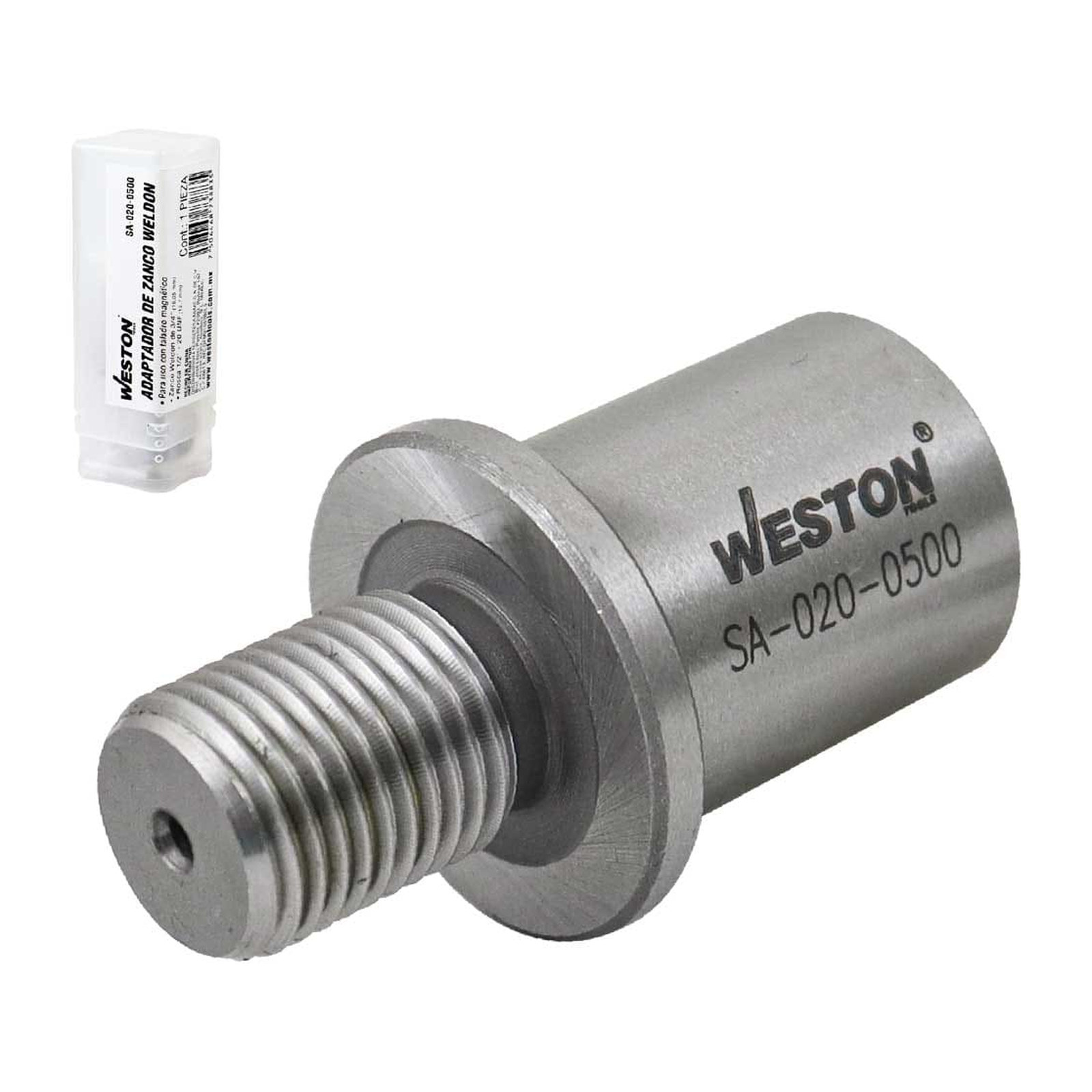 Adaptador de Zanco Weldon 3/4" a 1/2"-20UNF Weston