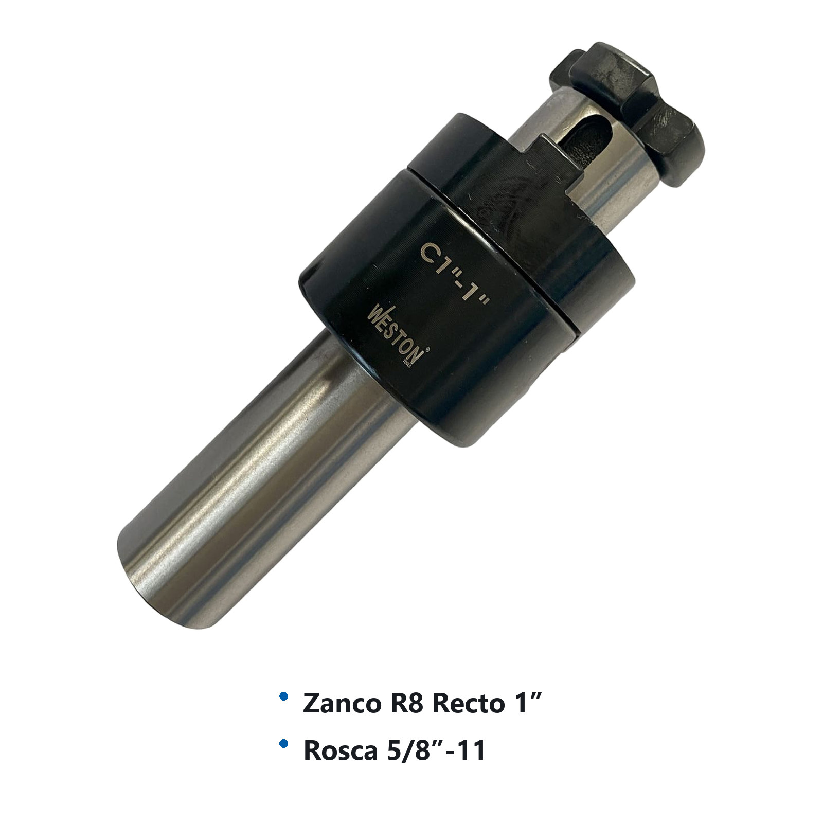 ARBOL P/PIÑA (ZANCO RECTO 1") R8 - 3/4" - Imagen 2