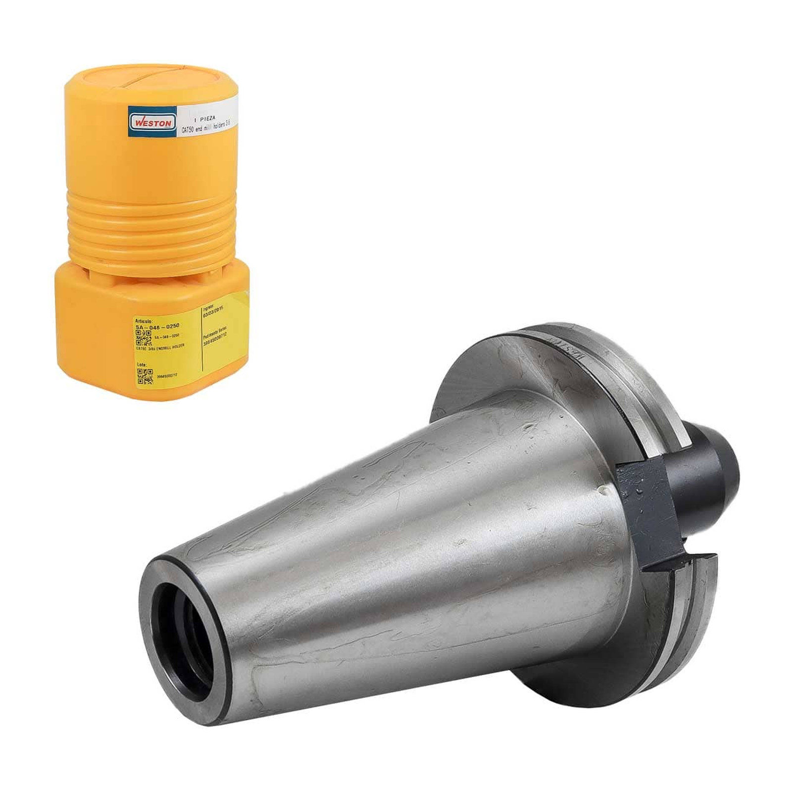 Cono CAT50 para Cortador Vertical 3/8" Weston