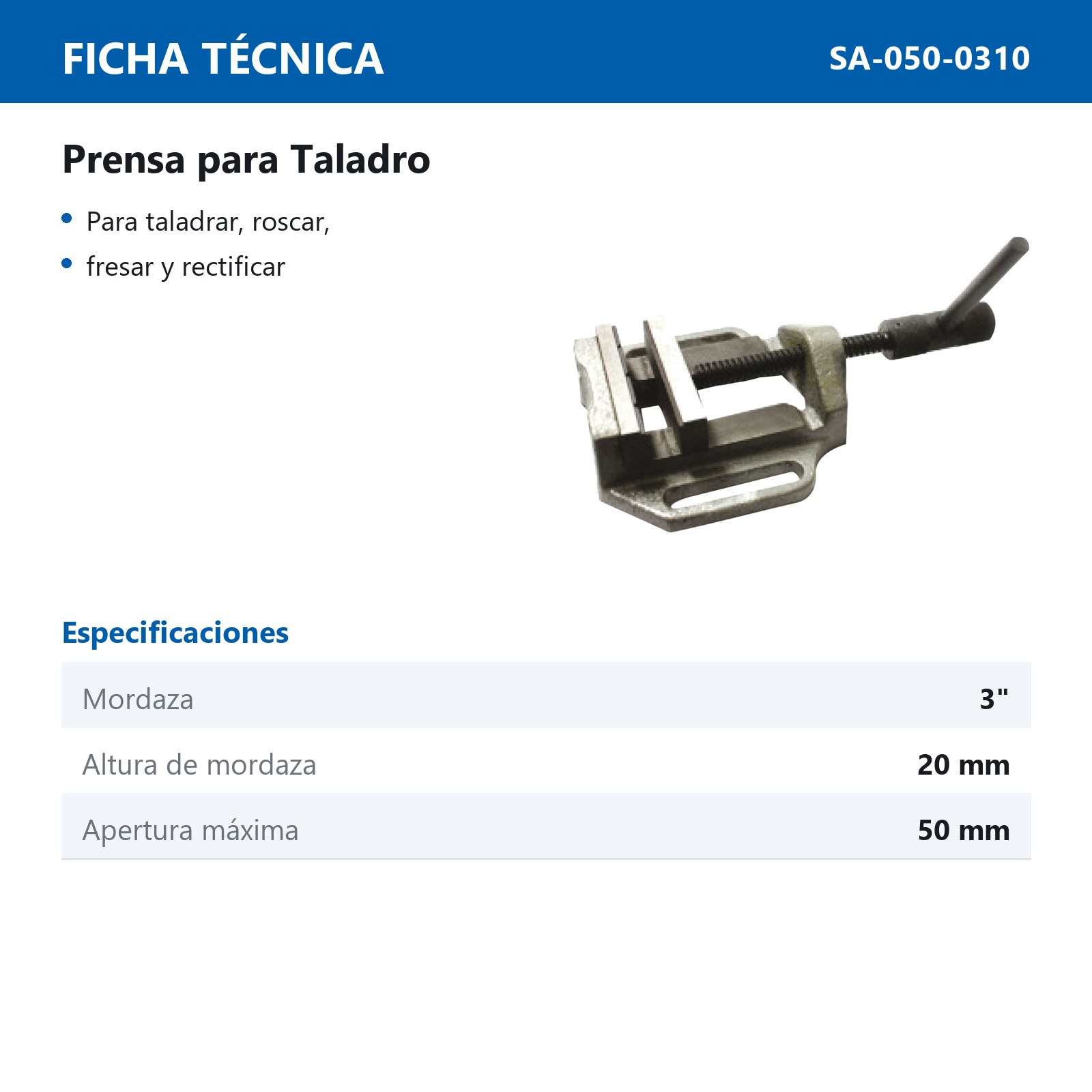 PRENSA PARA TALADRO 3" - Imagen 2