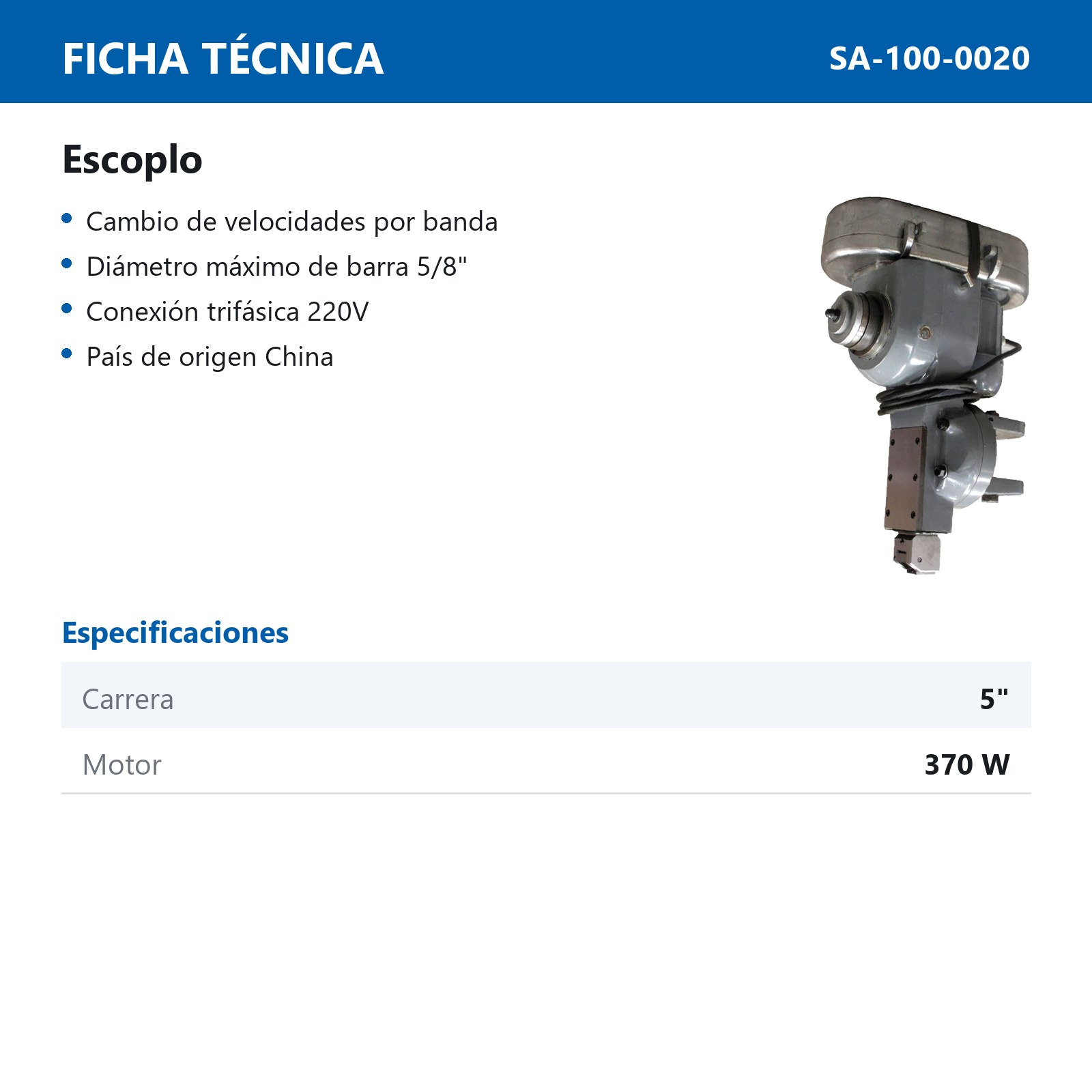 ESCOPLO 5"/125 MM - Imagen 2