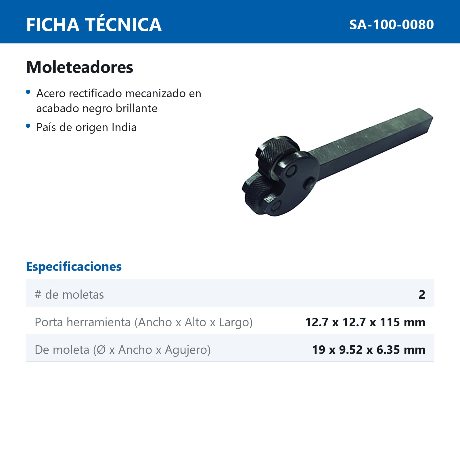 MOLETEADOR 2 RUEDAS - Imagen 2