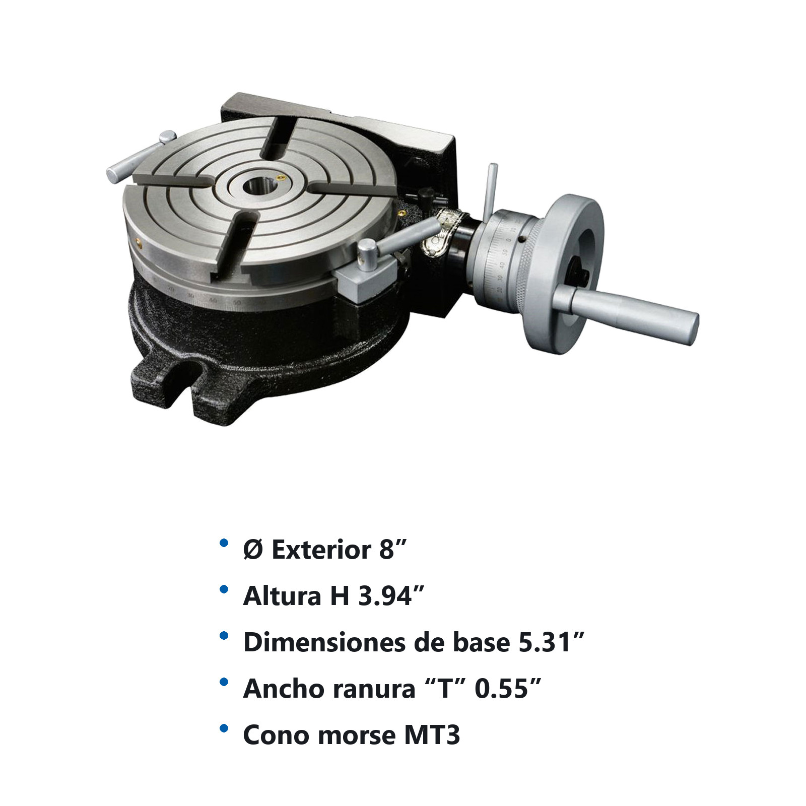 MESA ROTATIVA HOR/VER. 8" - Imagen 2