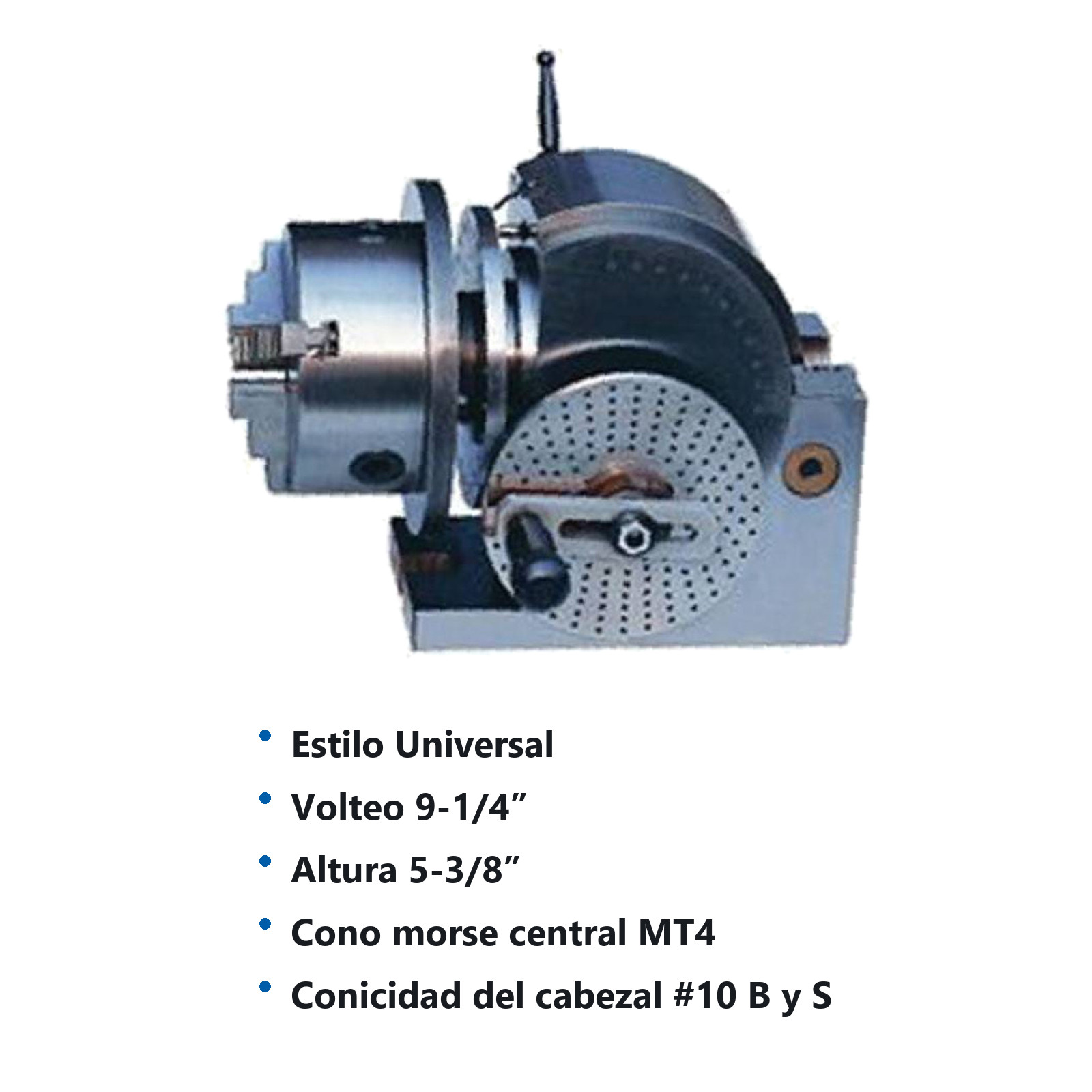 CABEZAL DIVISOR C/CHUCK BS2 F12135 C/CHUCK DE 6" - Imagen 2