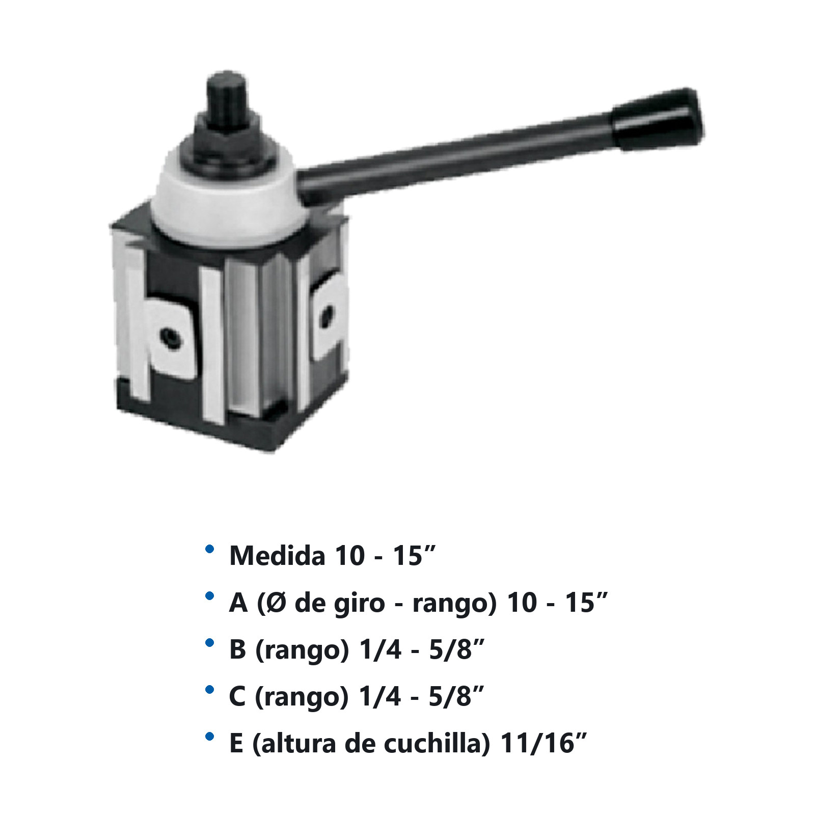 TORRETA CAMBIO RAPIDO PARA TORNO 10-15" - Imagen 2