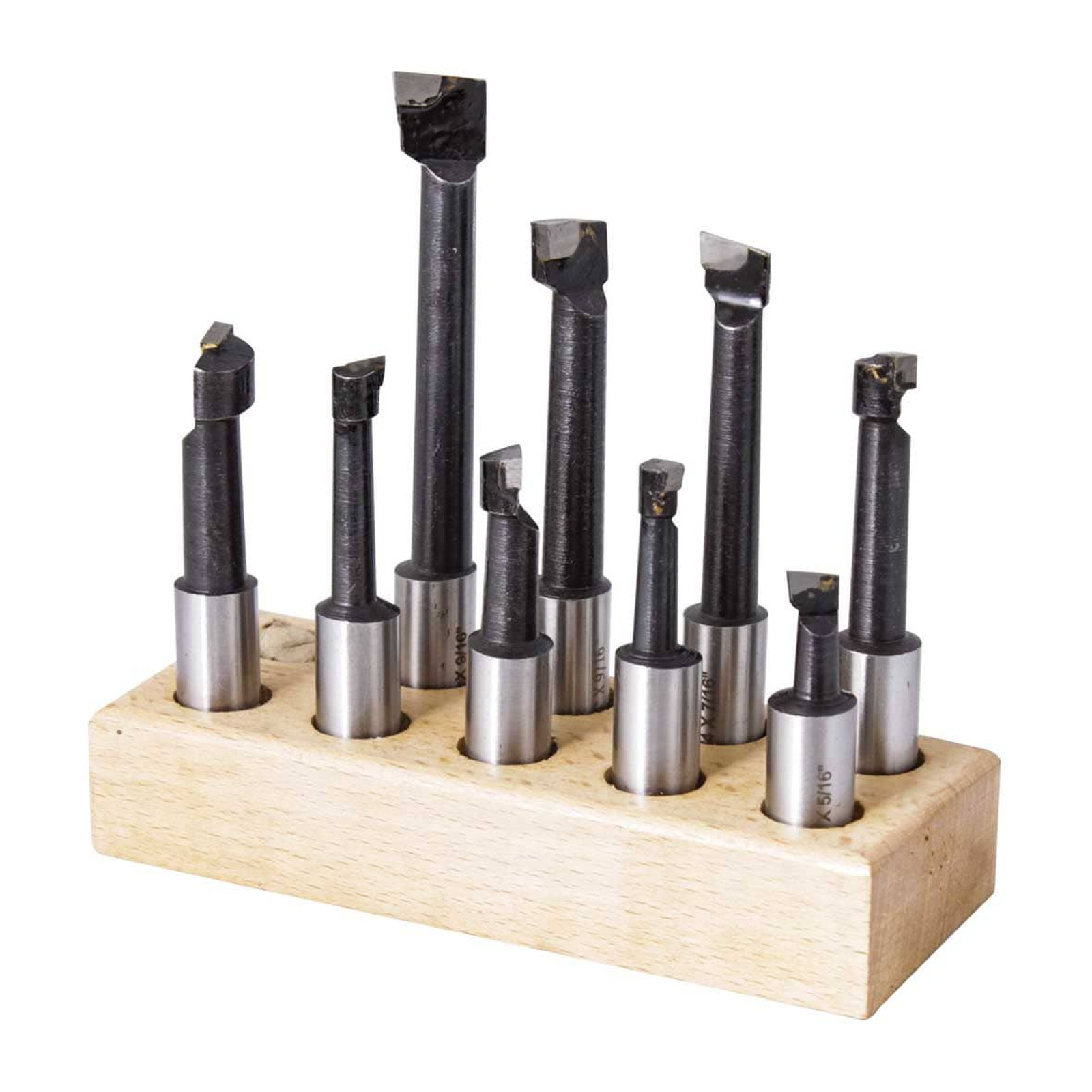 Juego de Barras de Mandrilar con Insertos 1" Weston