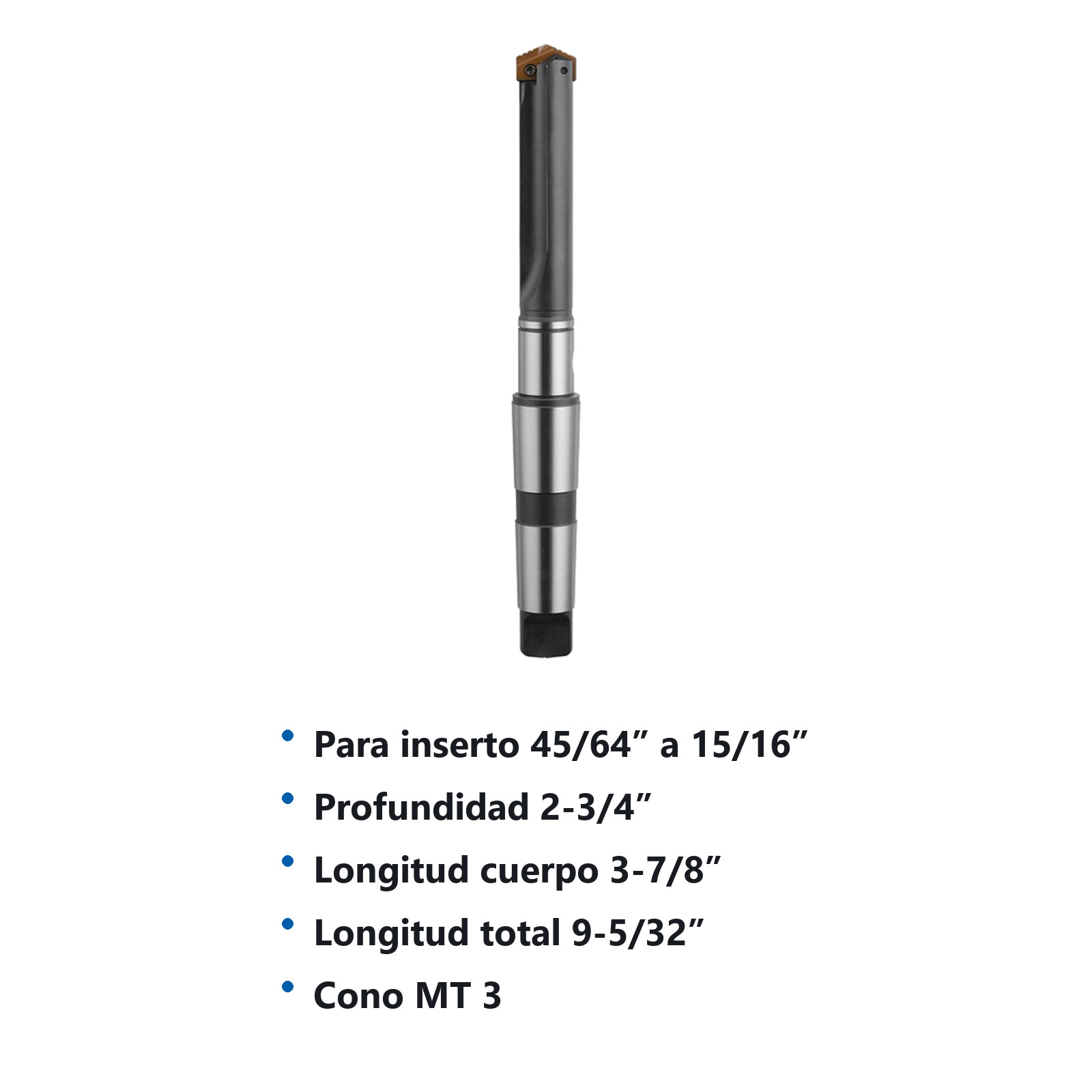 HOLDER BROCA CONICA FRACC. 45/64" A 15/16" - Imagen 2