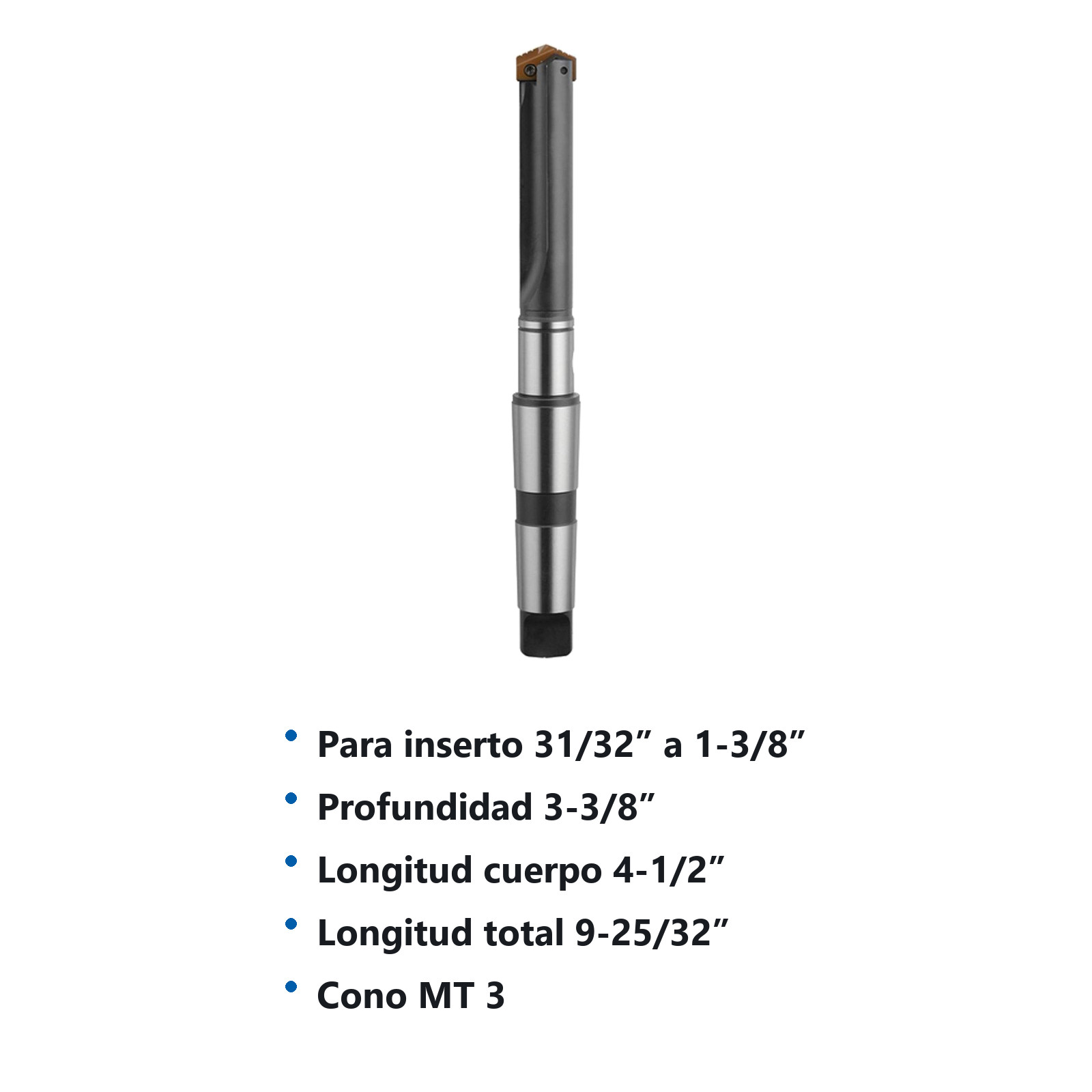 HOLDER BROCA CONICA FRACC. 31/32" A 1-3/8" - Imagen 2