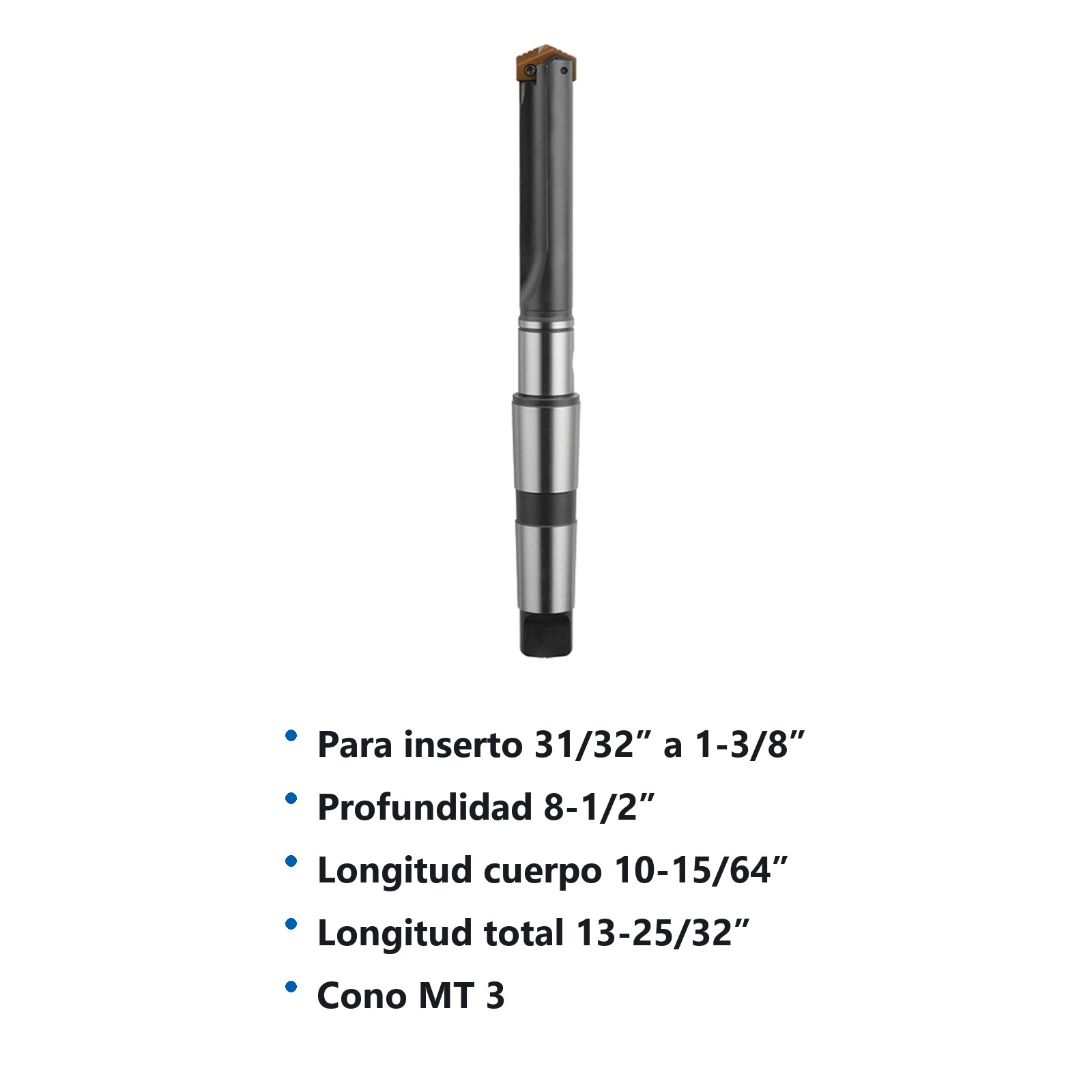 HOLDER BROCA CONICA FRACC. 31/32" A 1-3/8" XL - Imagen 2