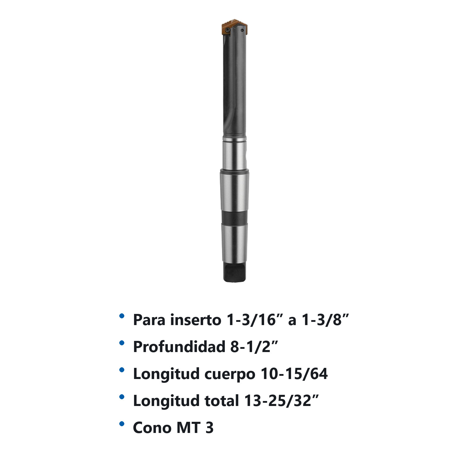 HOLDER BROCA CONICA FRACC. 1-3/16" A 1-3/8" XL - Imagen 2