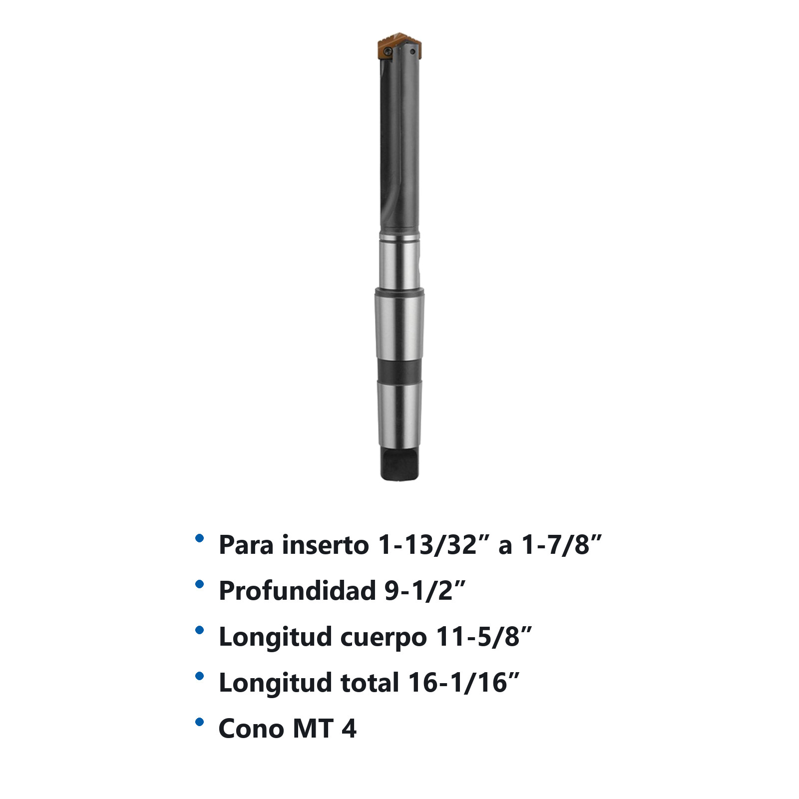 HOLDER BROCA CONICA FRACC. 1-13/32" A 1-7/8" XL - Imagen 2