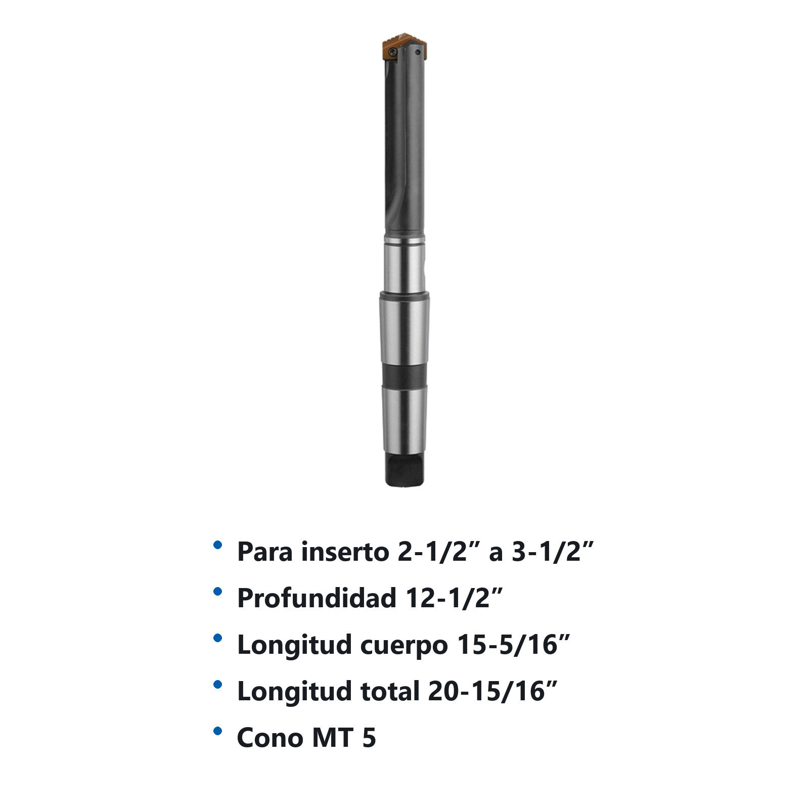 HOLDER BROCA CONICA FRACC. 2-1/2" A 3-1/2" XL - Imagen 2