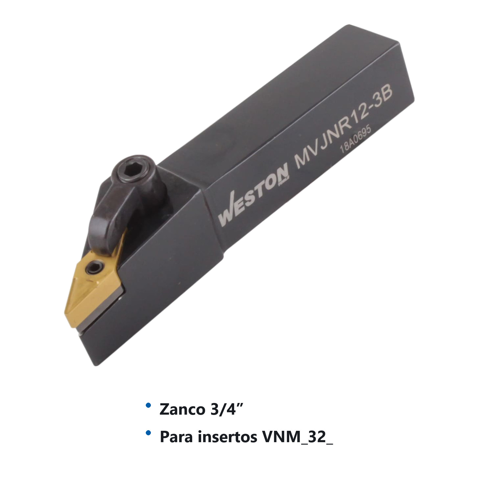 PORTA INSERTO MVJNL12-3B 3/4" C/VNMG322 - Imagen 2
