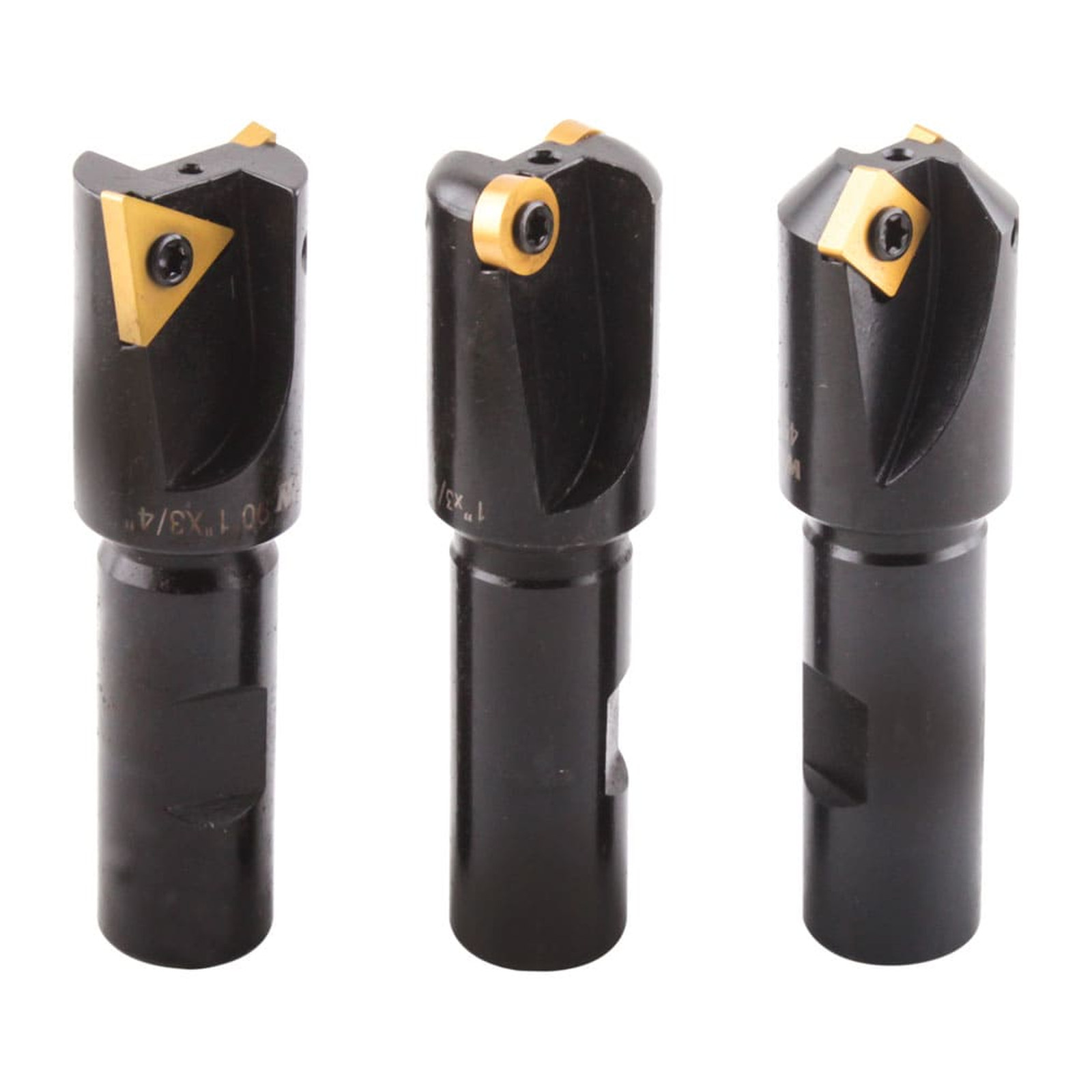 Juego de Cortadores Verticales 3 Piezas Zanco Weldon 3/4" WESTON