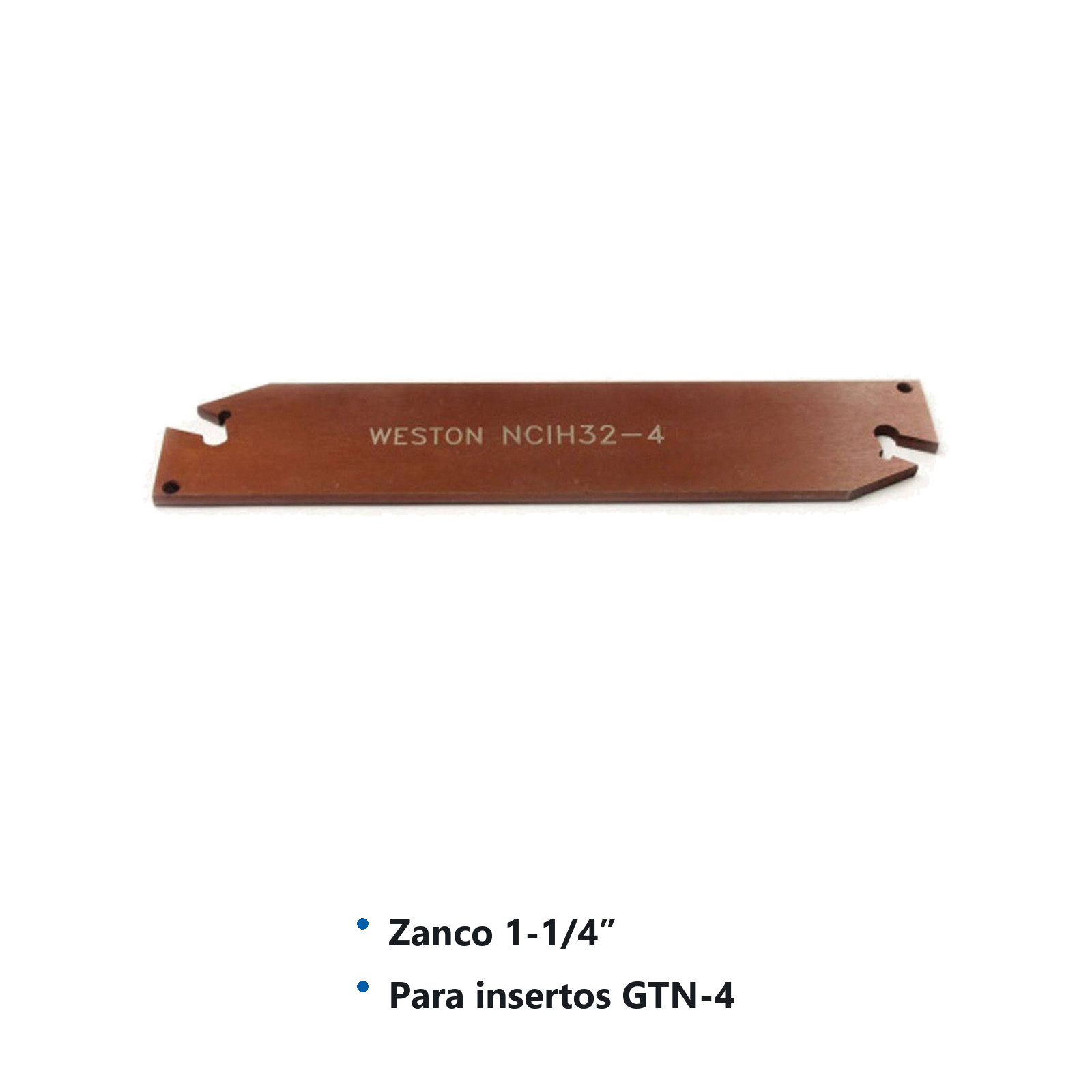LAMA P/TRONZADO NCIH32-4 1-1/4" P/GTN-4 (SIN INSERTO) - Imagen 2