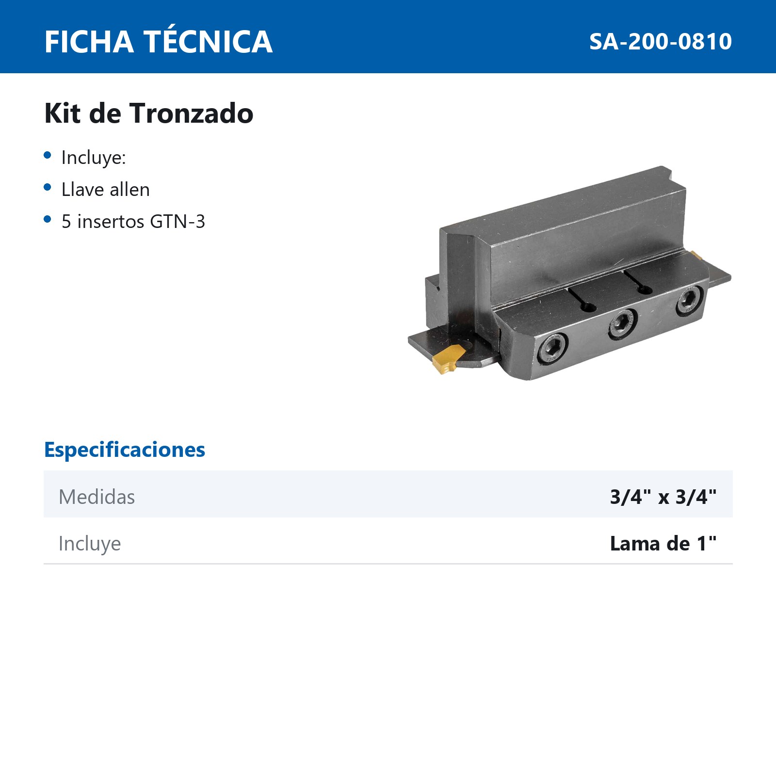 KIT TRONZADO DE 3/4" - Imagen 3