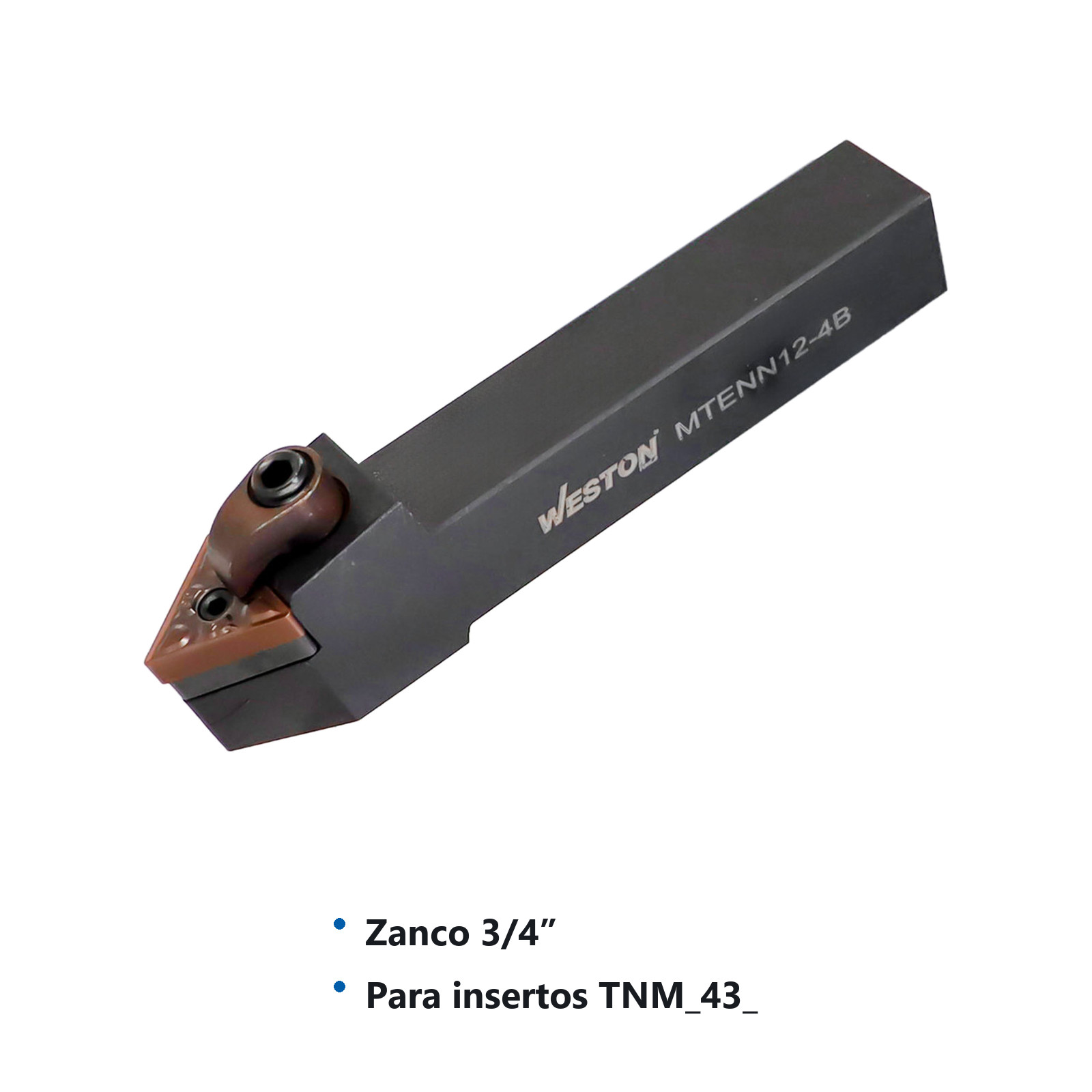PORTA INSERTO MTENN12-4B 3/4" P/TNMG432 - Imagen 2