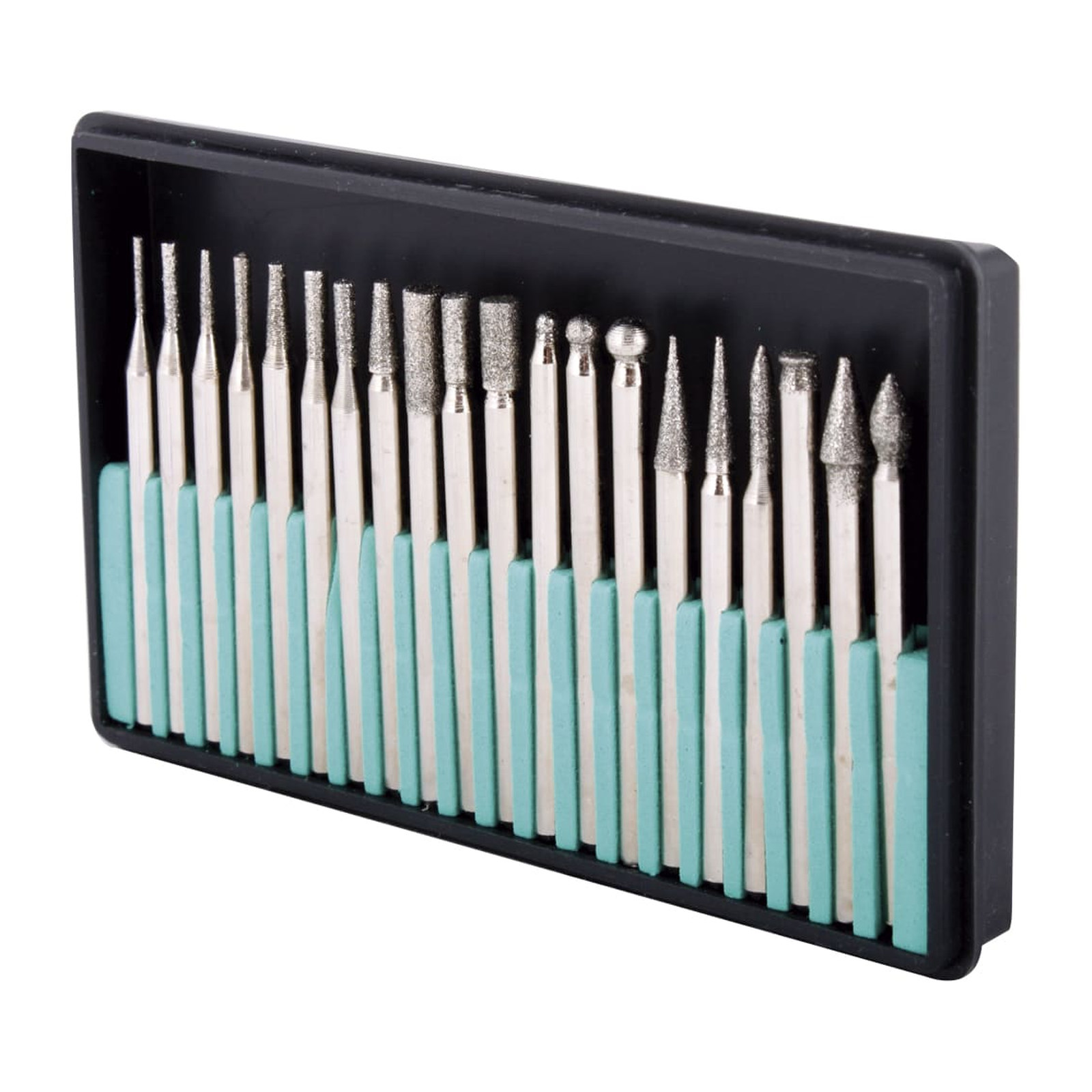 Juego de Puntas de Diamante Weston 20 Piezas Vástago 1/8"