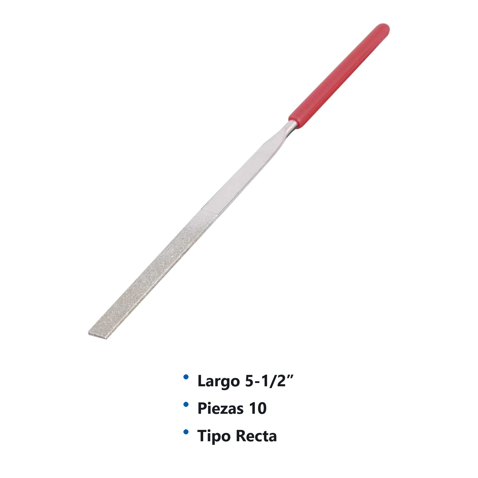 LIMAS DIAMANTADAS RECTAS 5-1/2" JGO.10PZ - Imagen 2