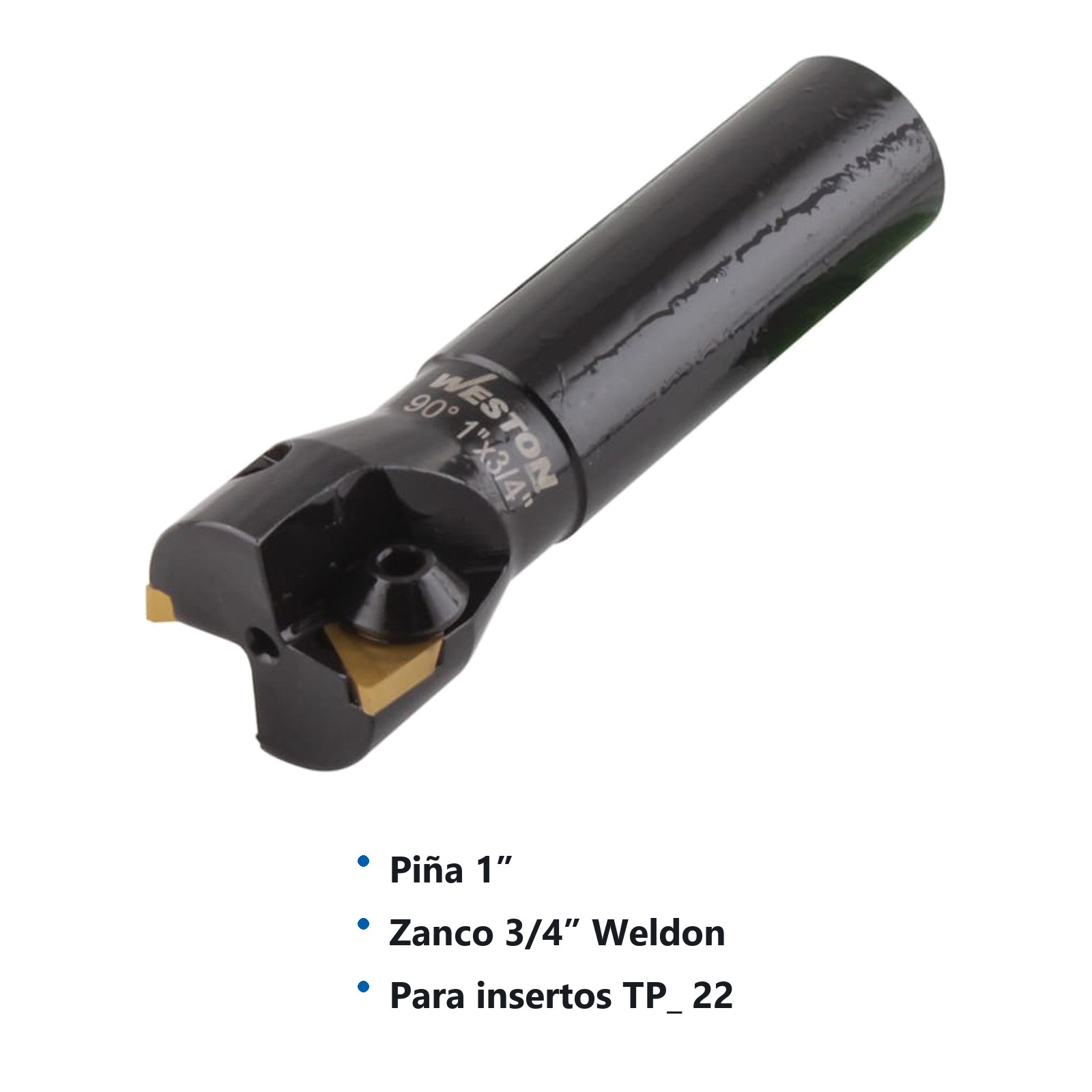 CORTADOR TP ZANCO WELDON 3/4" PIÑA 1" 90° P/TPCN22PDTR - Imagen 2