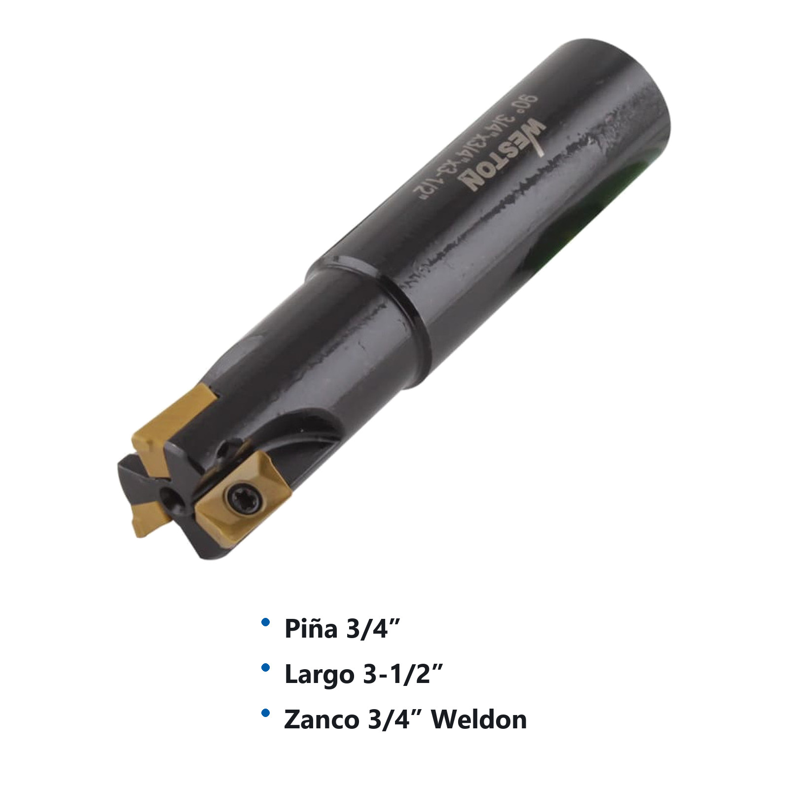 CORTADOR AP ZANCO WELDON 3/4" PIÑA 3/4" 90° P/APKT11T308-PM - Imagen 2