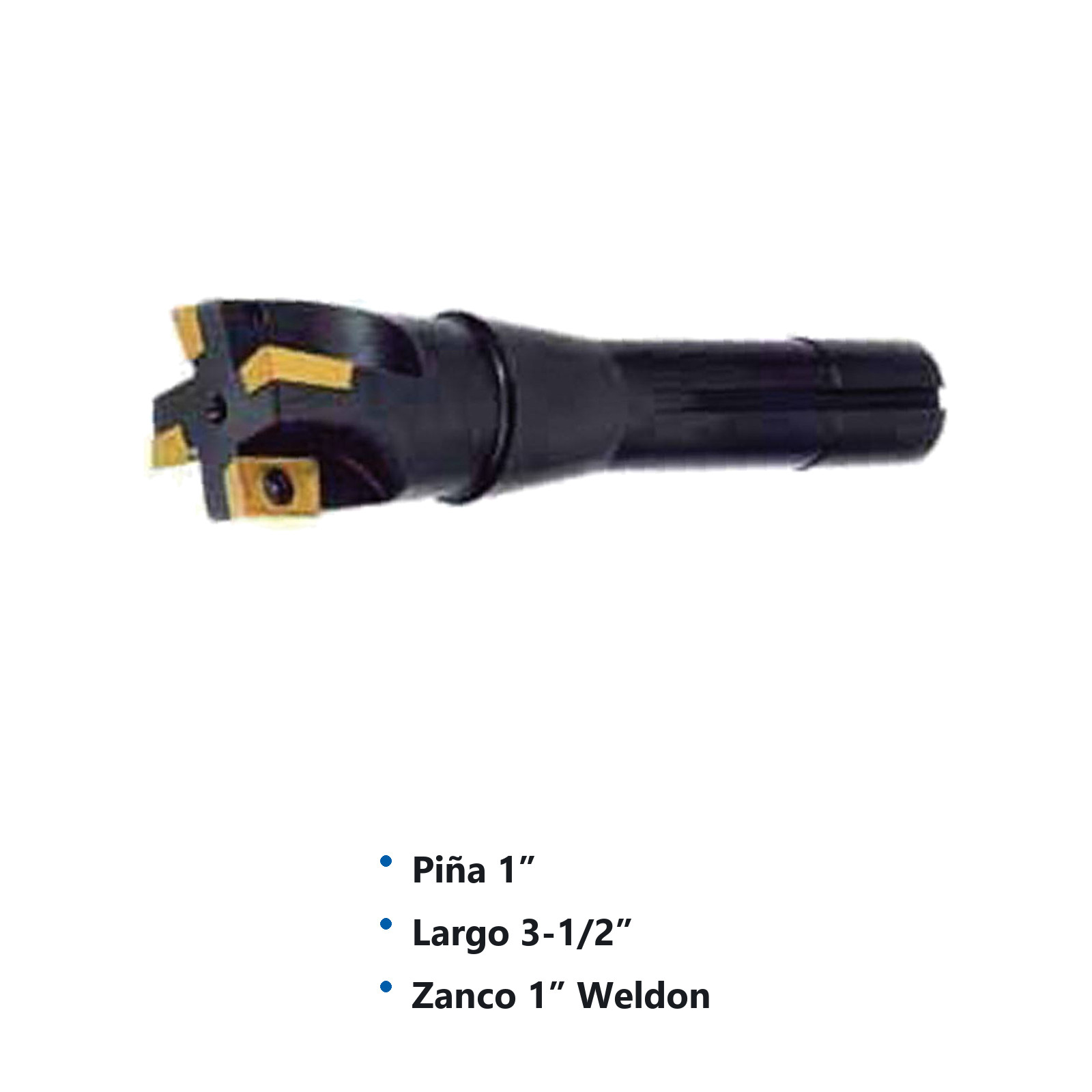 CORTADOR AP ZANCO WELDON 1" PIÑA 1" 90° P/APKT11T308-PM - Imagen 2