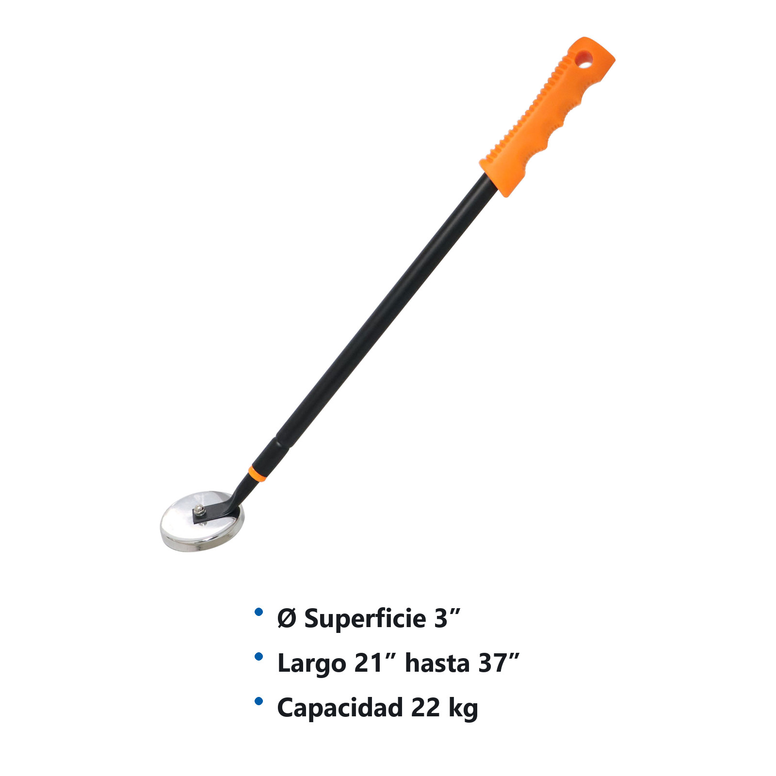RECOGEDOR TELESCOPICO DE HERRAMIENTAS MAGNETICO CAPACIDAD 22 KG - Imagen 4