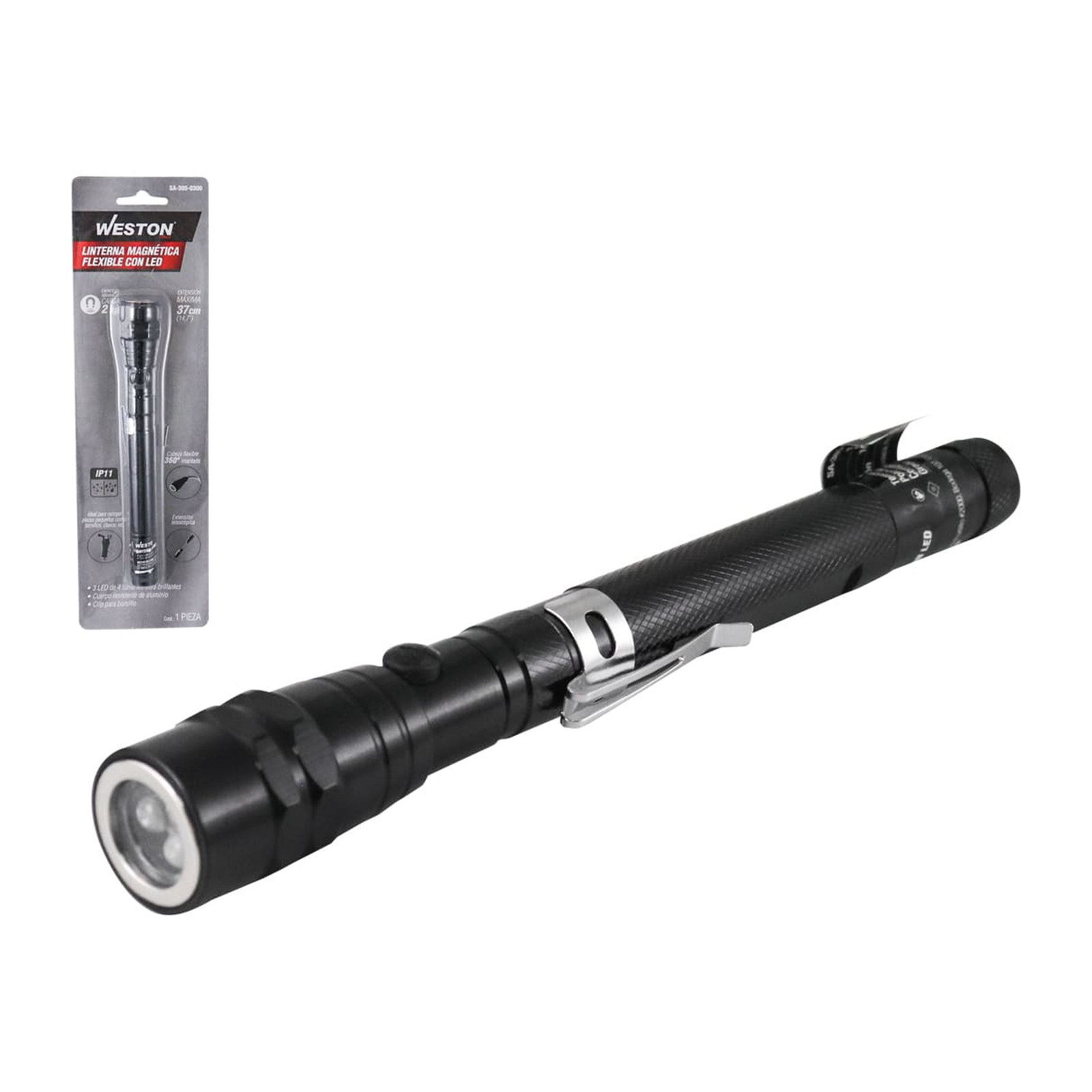 Linterna Magnética Flexible LED Weston
