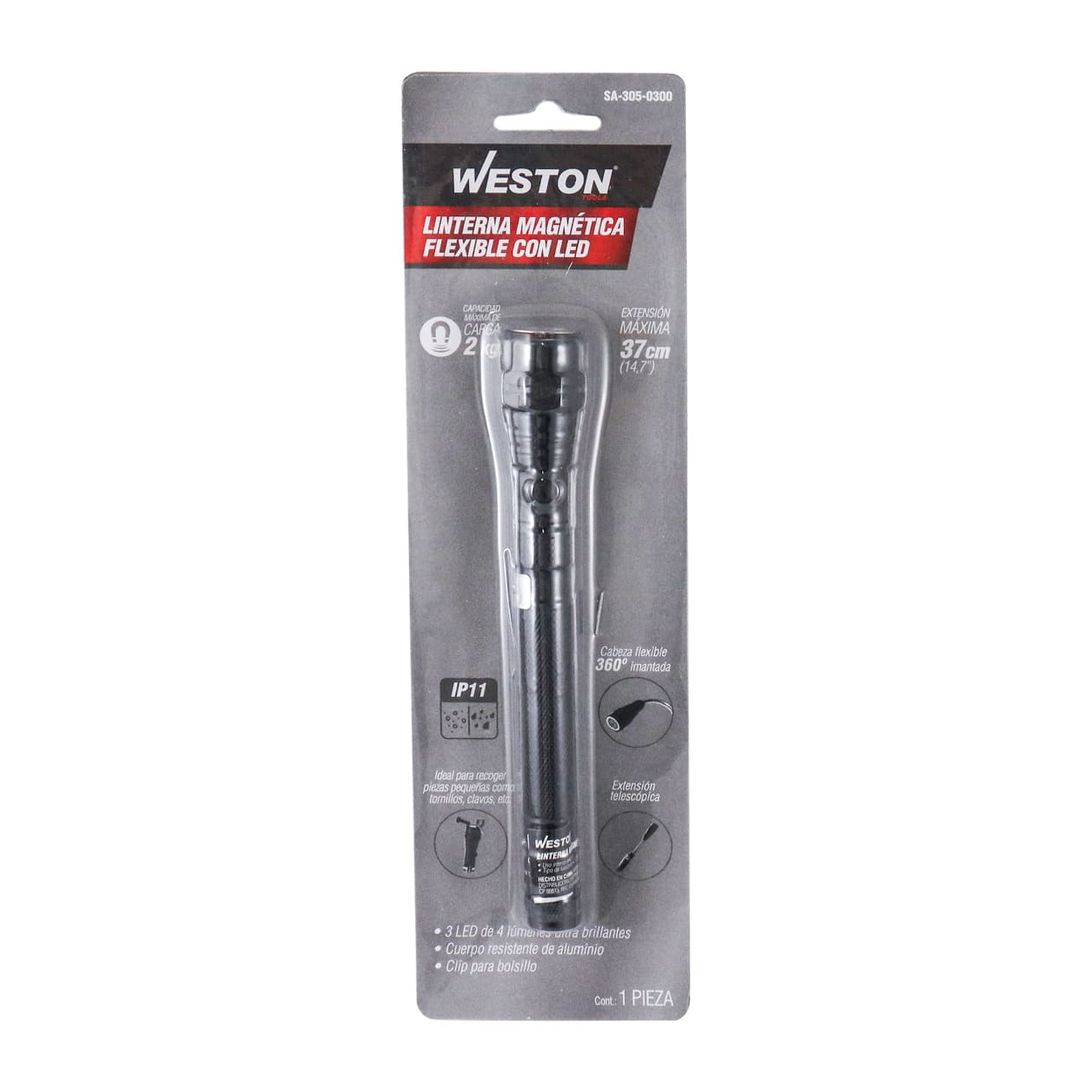 LINTERNA MAGNETICA FLEXIBLE LED - Imagen 4