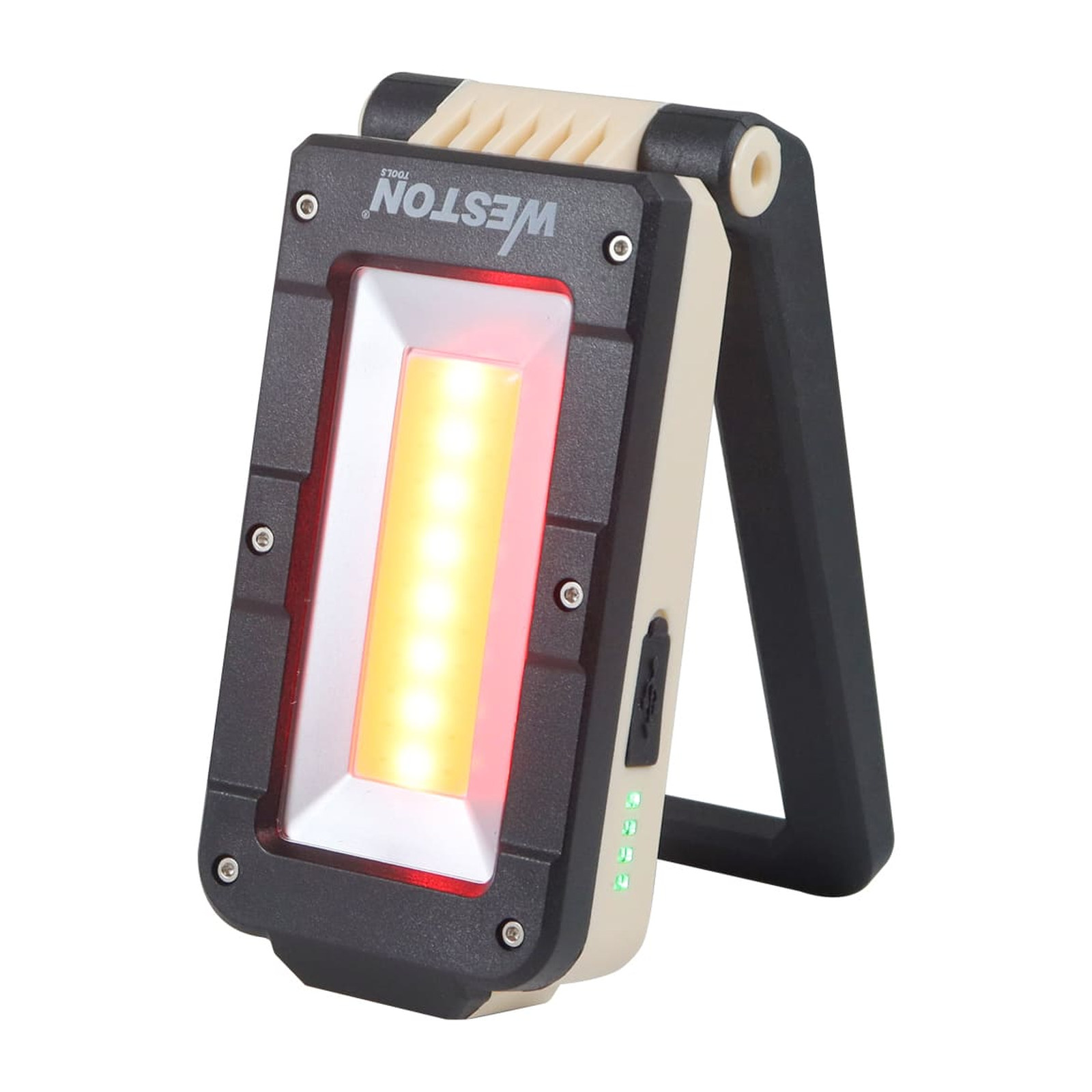 LAMPARA DE TRABAJO LED CON BASE PLEGABLE RECARGABLE 210LM - Imagen 2