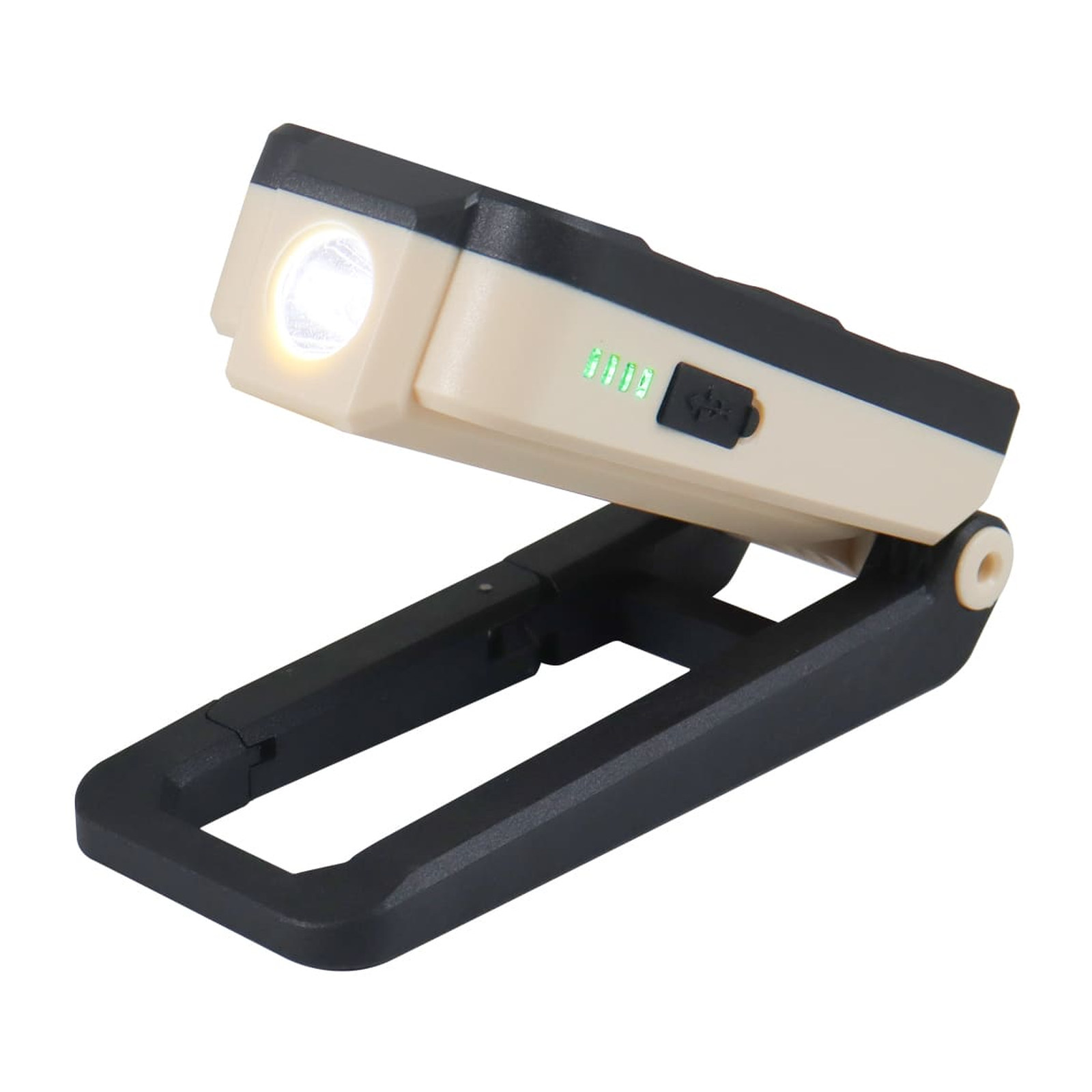 LAMPARA DE TRABAJO LED CON BASE PLEGABLE RECARGABLE 210LM - Imagen 3