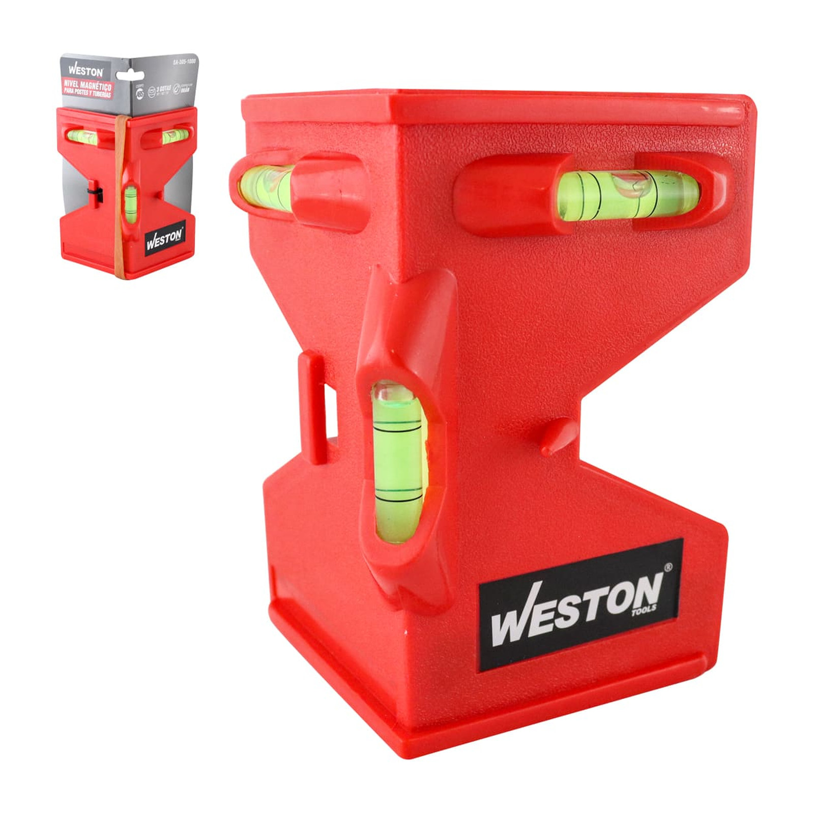 Nivel Magnético para Postes y Tuberías Cuerpo ABS WESTON