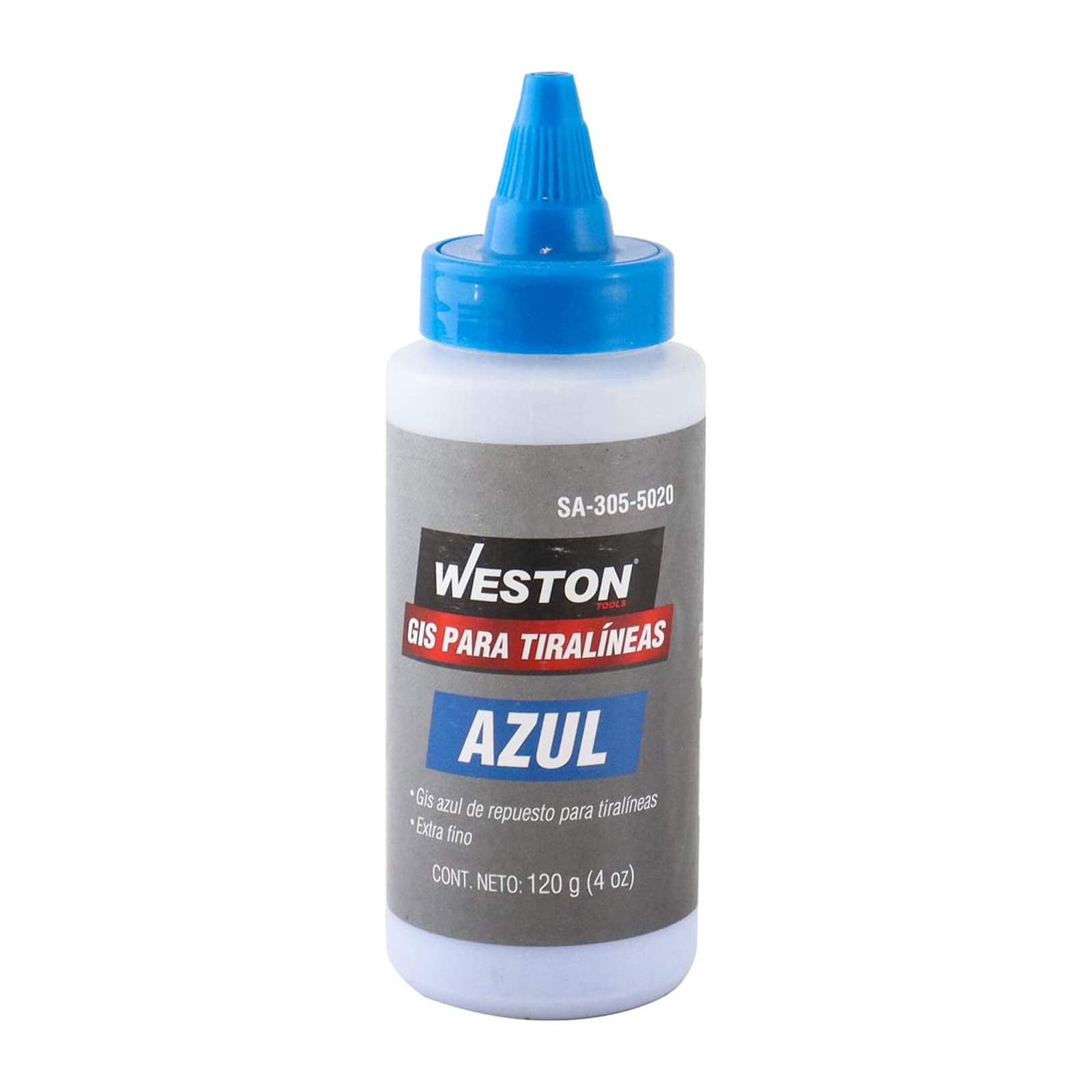 Gis Azul para Tiralineas Weston 120 g (4 oz)