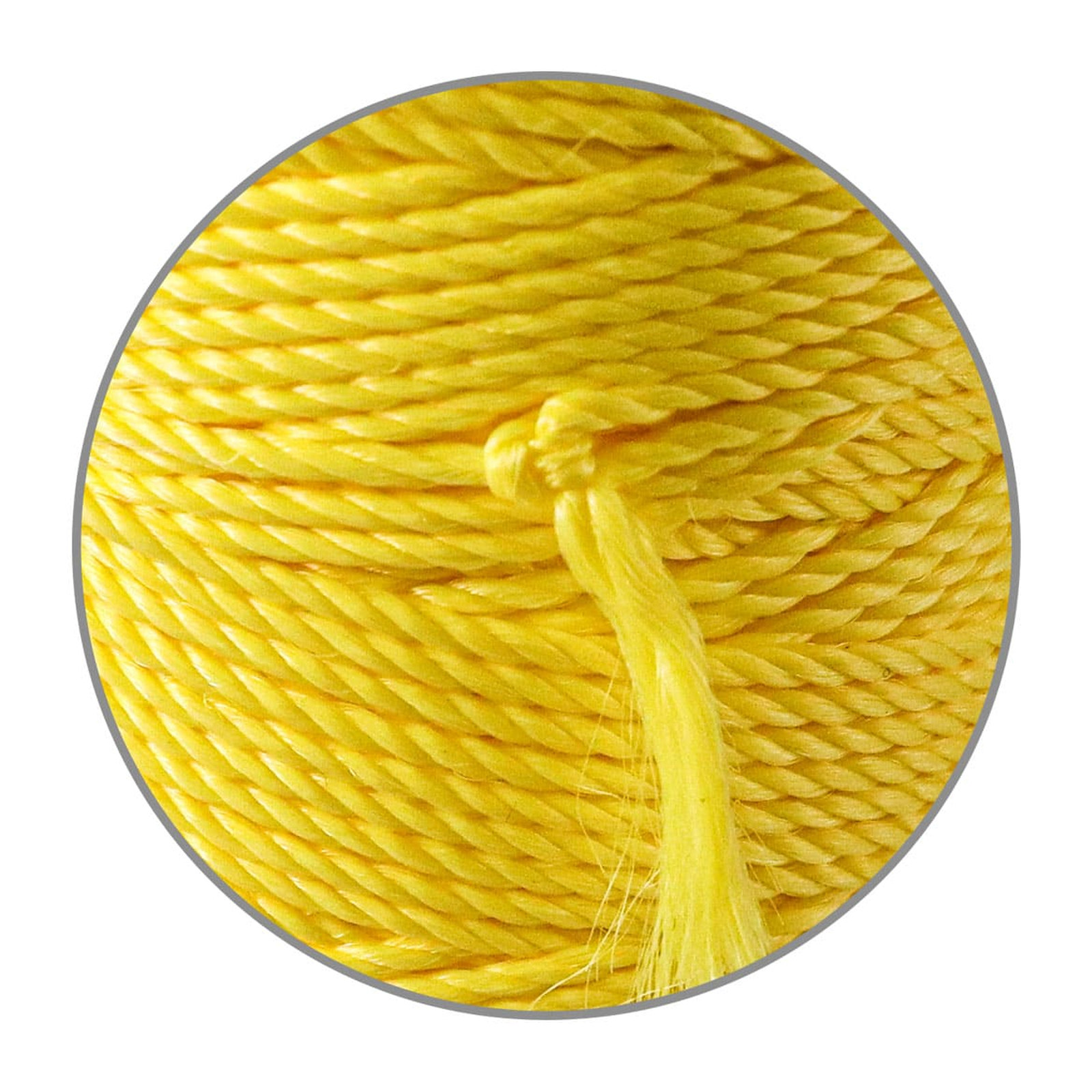 HILO PARA ALBAÑIL DE POLIPROPILENO CAL. 18 AMARILLO MED 100M - Imagen 3