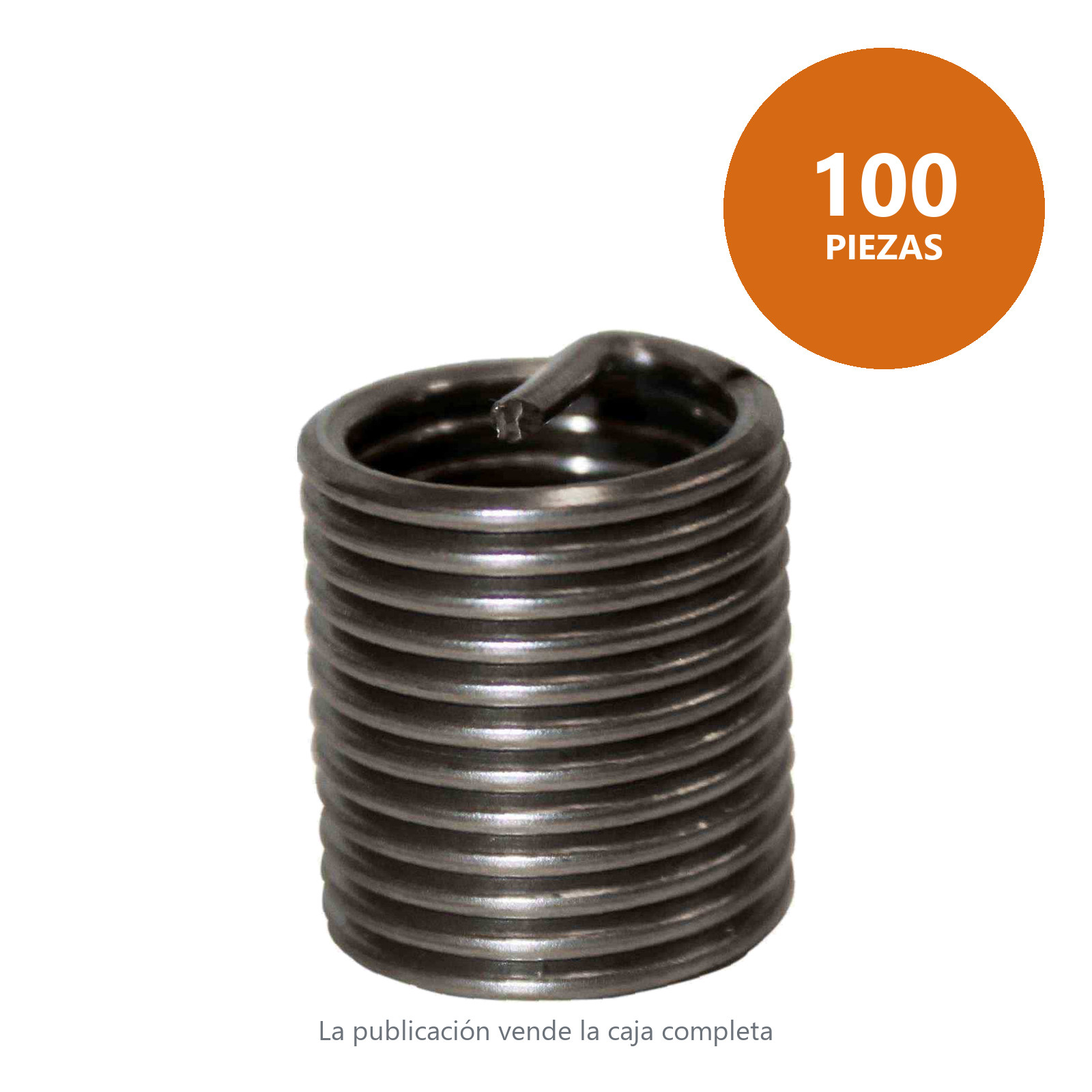 INSERTO P/ROSCA M8X1.25X2D  (Precio x Pza - Empaque c/100 pzas) - Imagen 2
