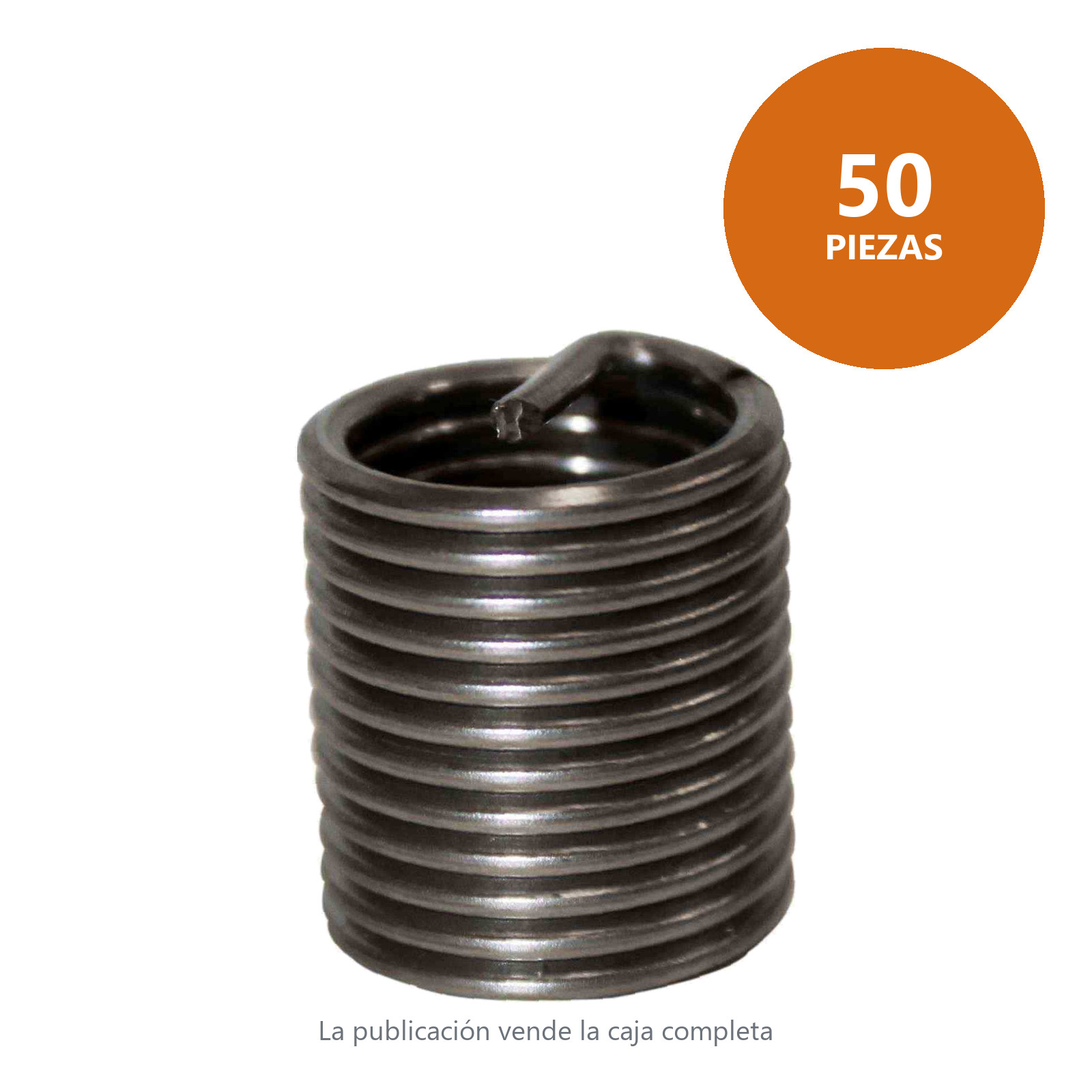 INSERTO P/ROSCA 9/16-12X2D  (Precio x Pza - Empaque c/50 pzas) - Imagen 2