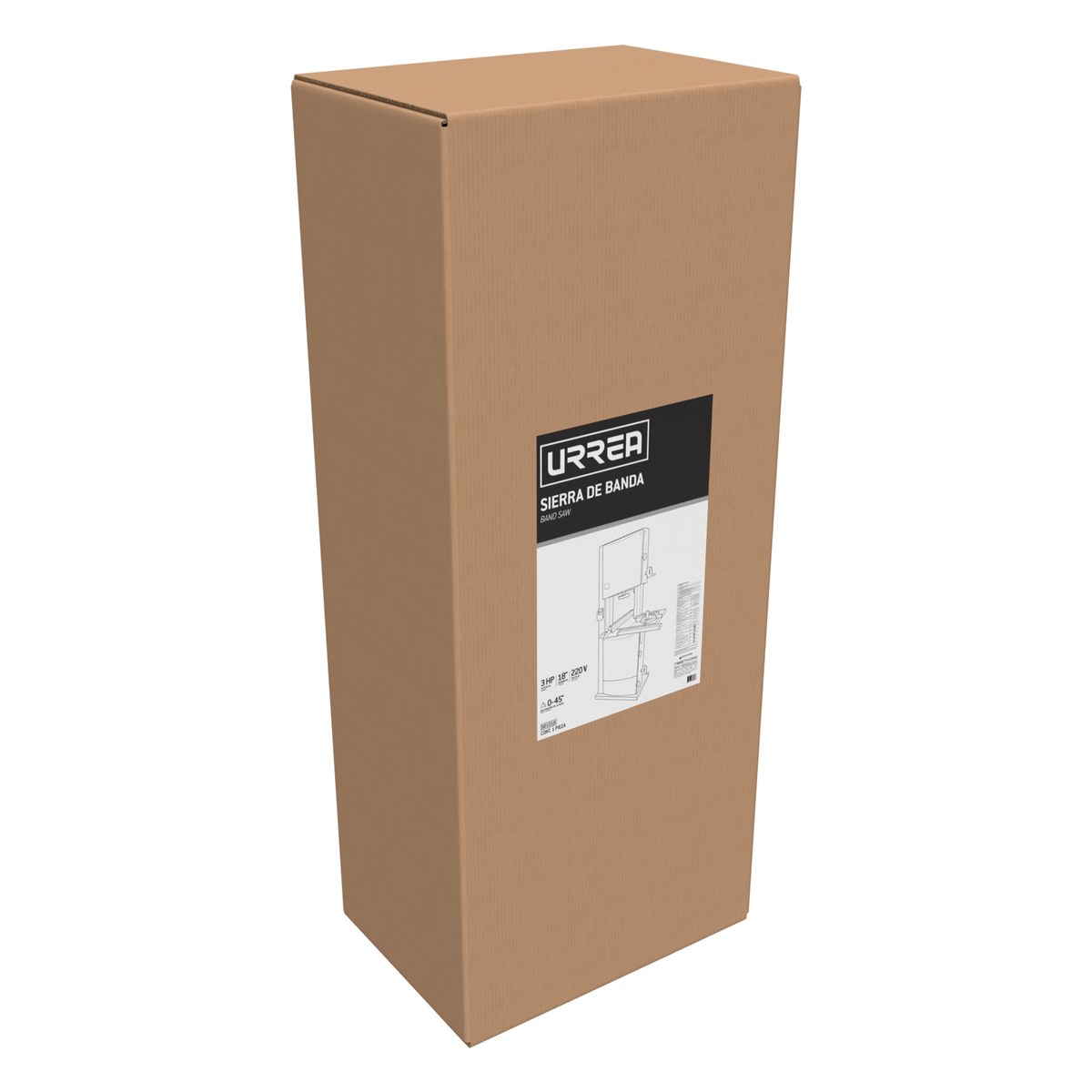 Sierra de banda 18" 3 HP 2200 W 220 V 1 fase Urrea - Imagen 3