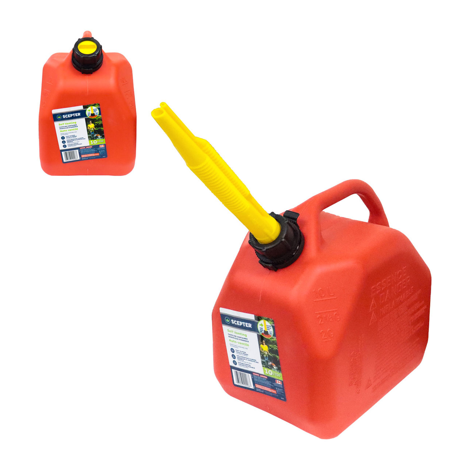 Tanque para Gasolina 2.5 Galones / 10 Litros Scepter