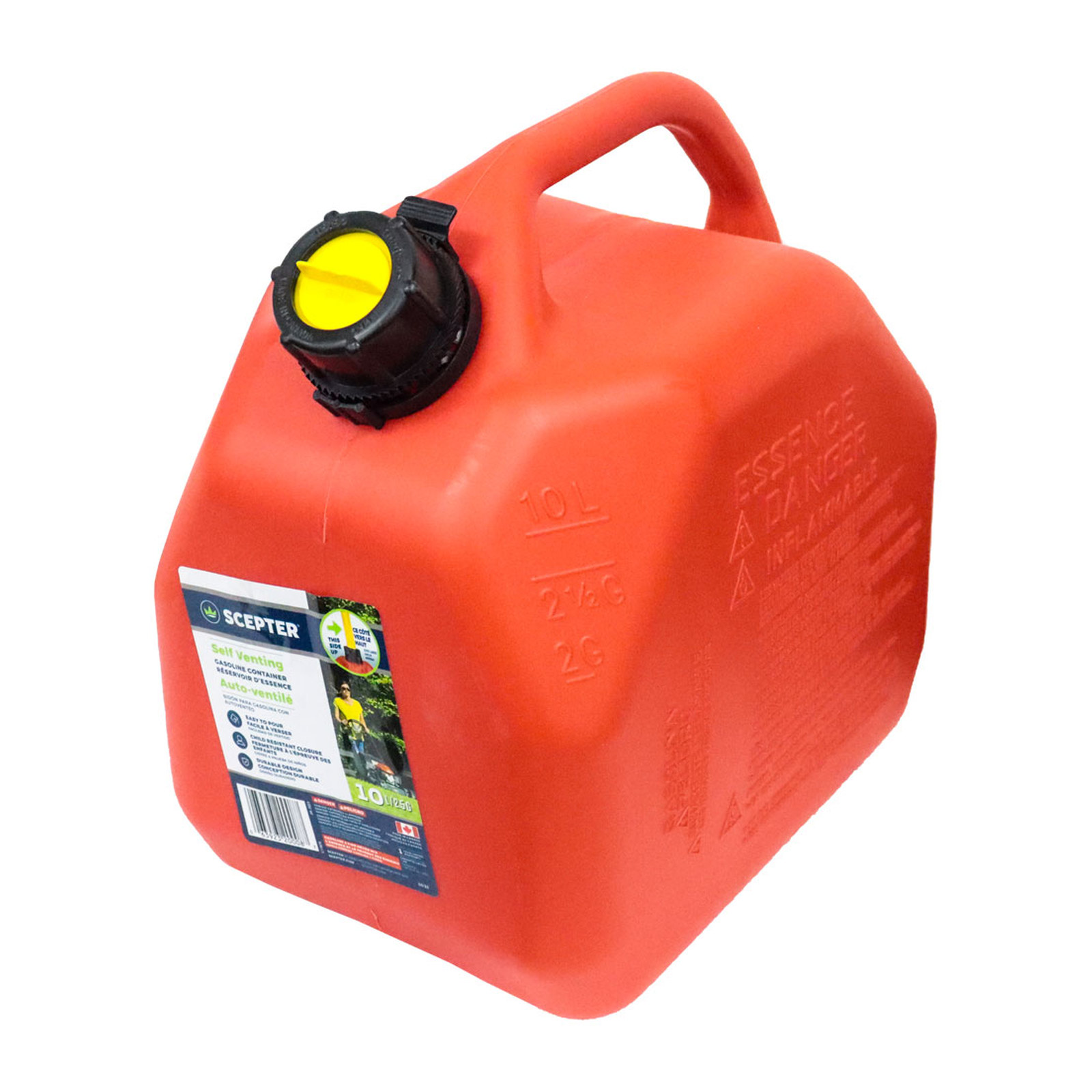 TANQUE DE GASOLINA 2.5GL / 10L SCEPTER - Imagen 2