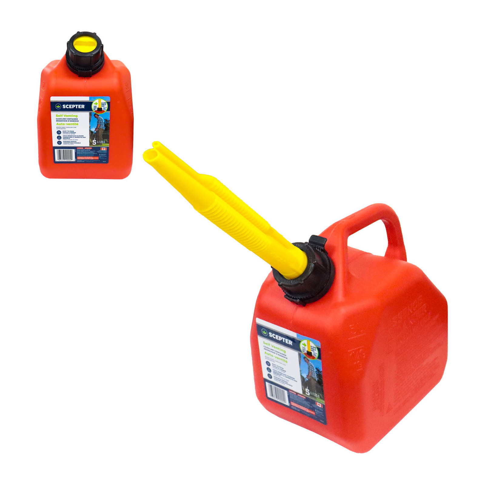 Tanque para Gasolina 1.25 GL / 5 L Scepter