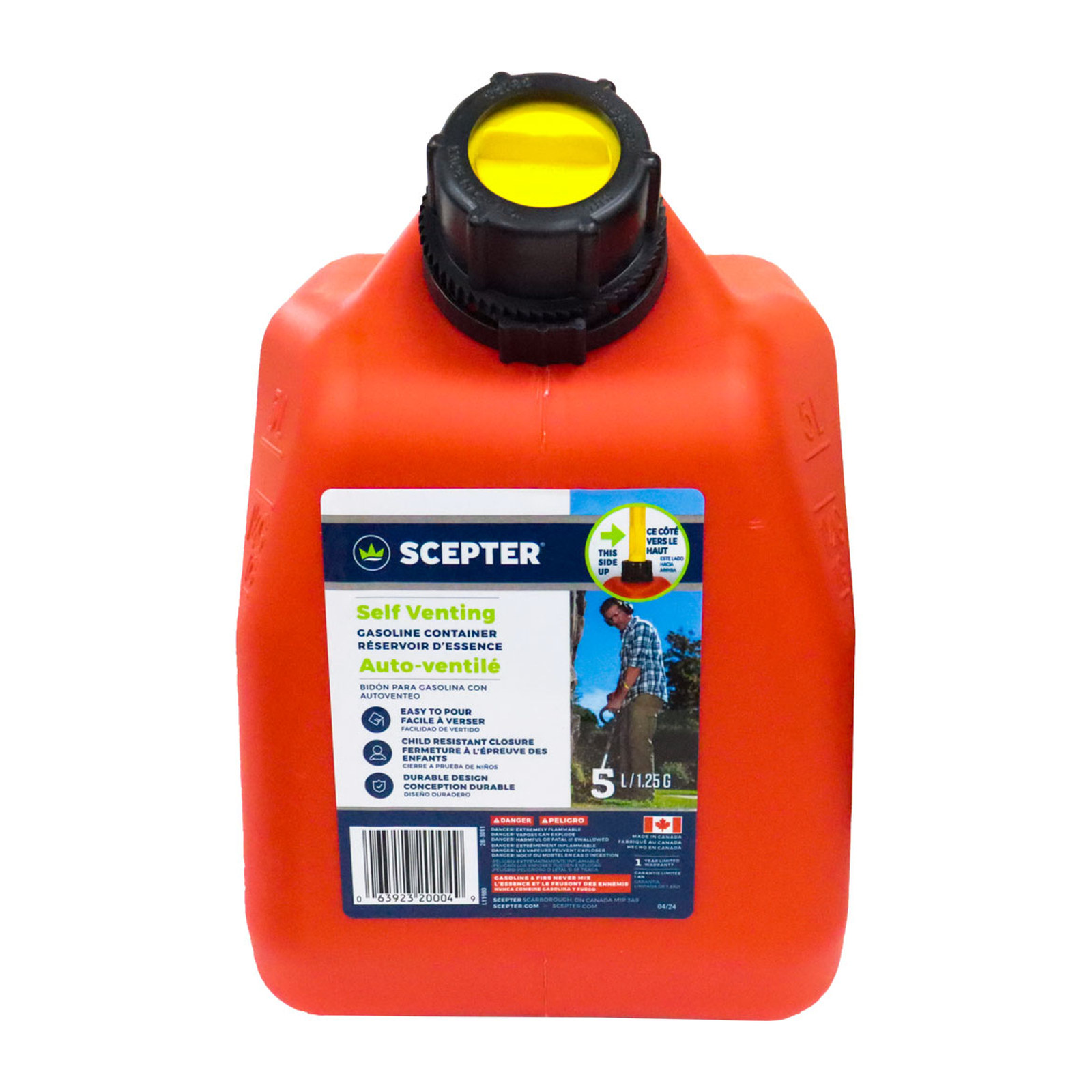 TANQUE DE GASOLINA 1.25GL / 5L SCEPTER - Imagen 4