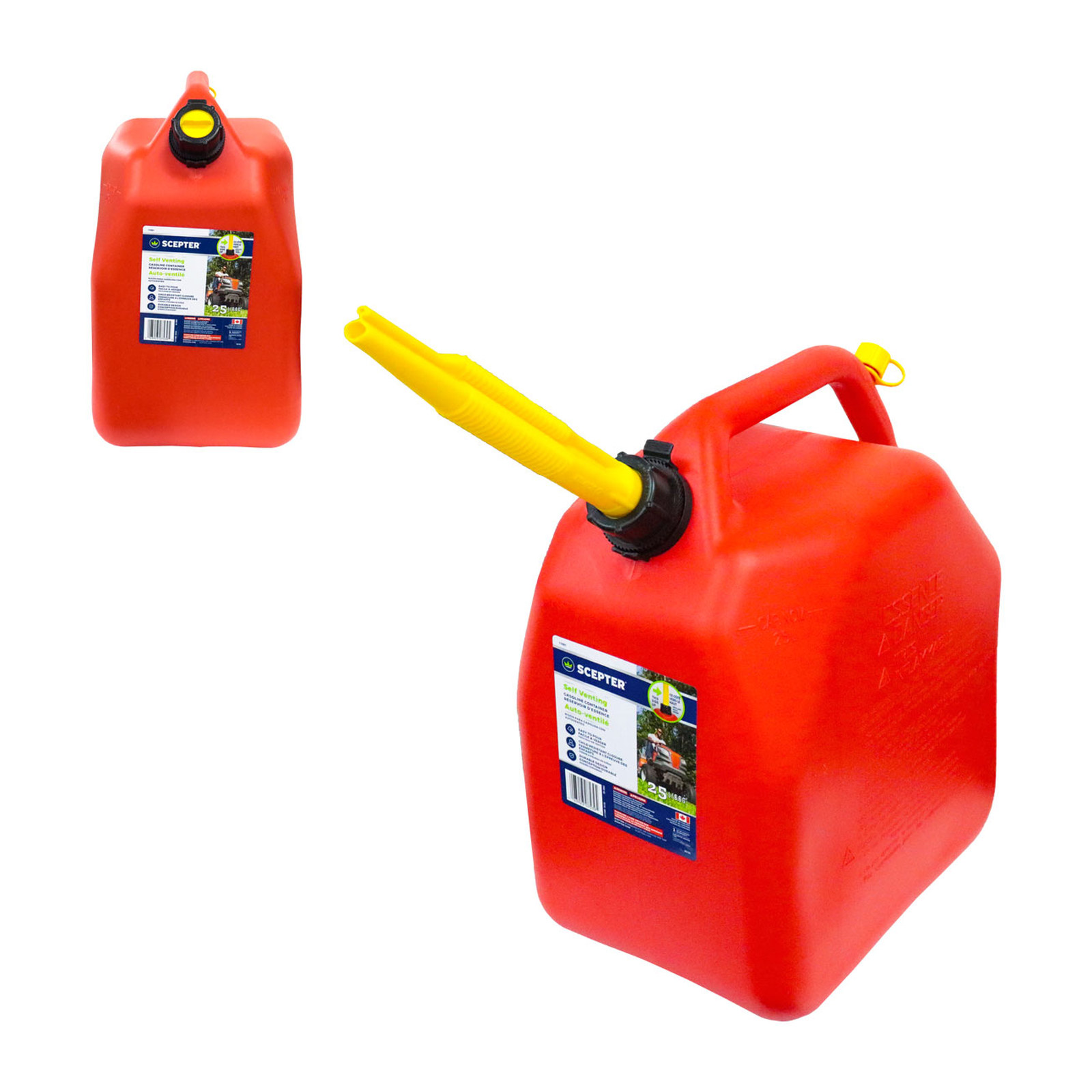 Tanque para Gasolina 6.6 Galones / 25 Litros Scepter