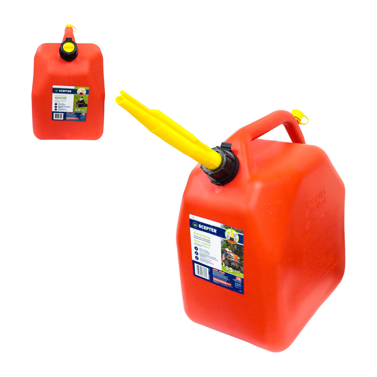 Tanque para Gasolina 5.3 Galones / 20 Litros Scepter