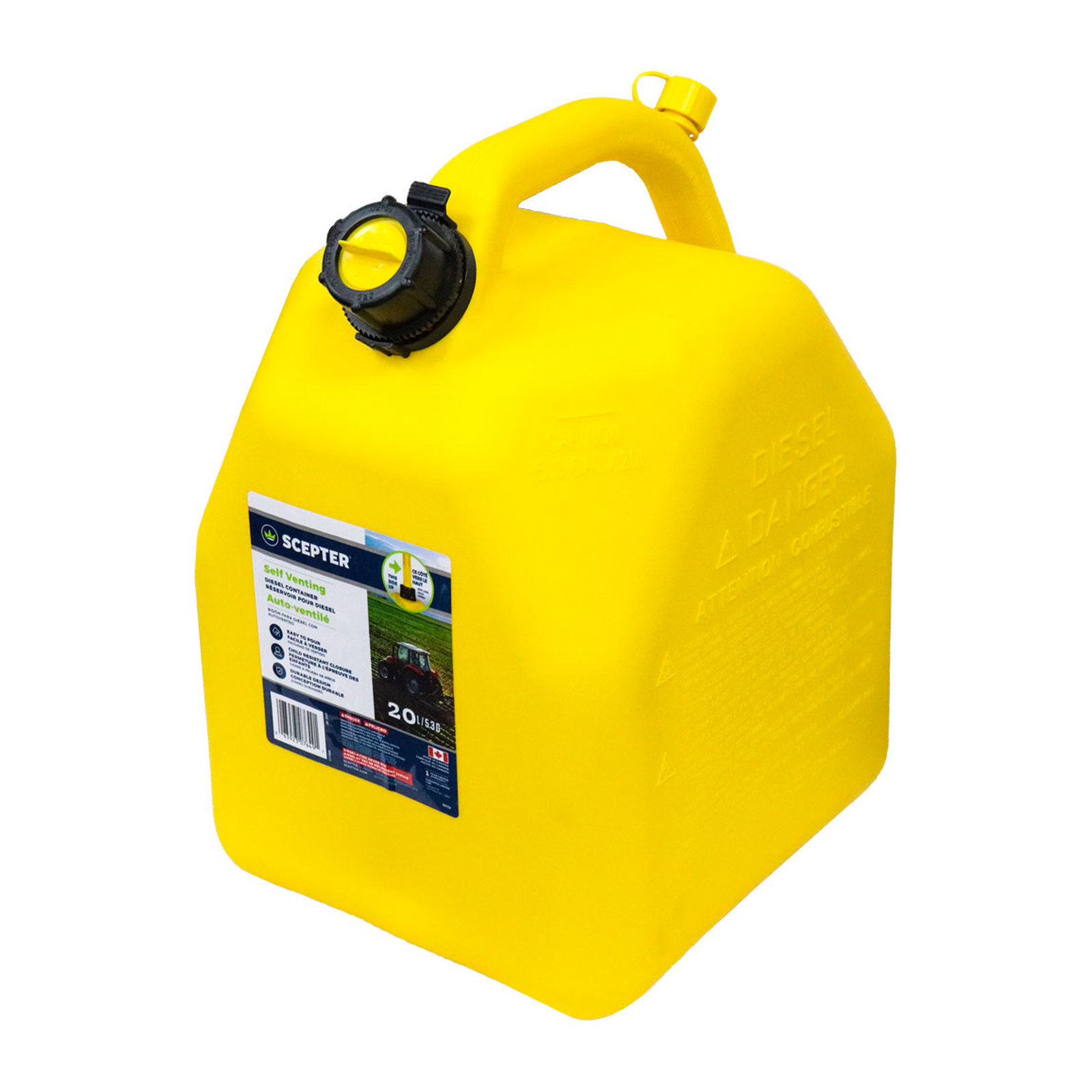 TANQUE DE DIESEL 5.3GL / 20 L SCEPTER - Imagen 2