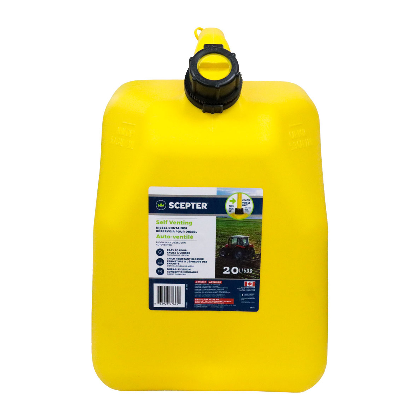 TANQUE DE DIESEL 5.3GL / 20 L SCEPTER - Imagen 4